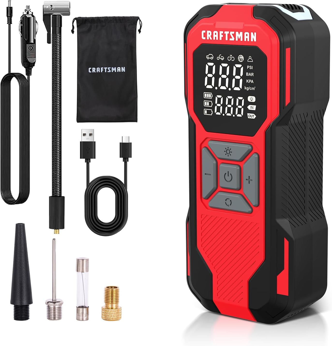 Craftsman Cordless Tire Inflator - Pump Anytime, Anywhere!