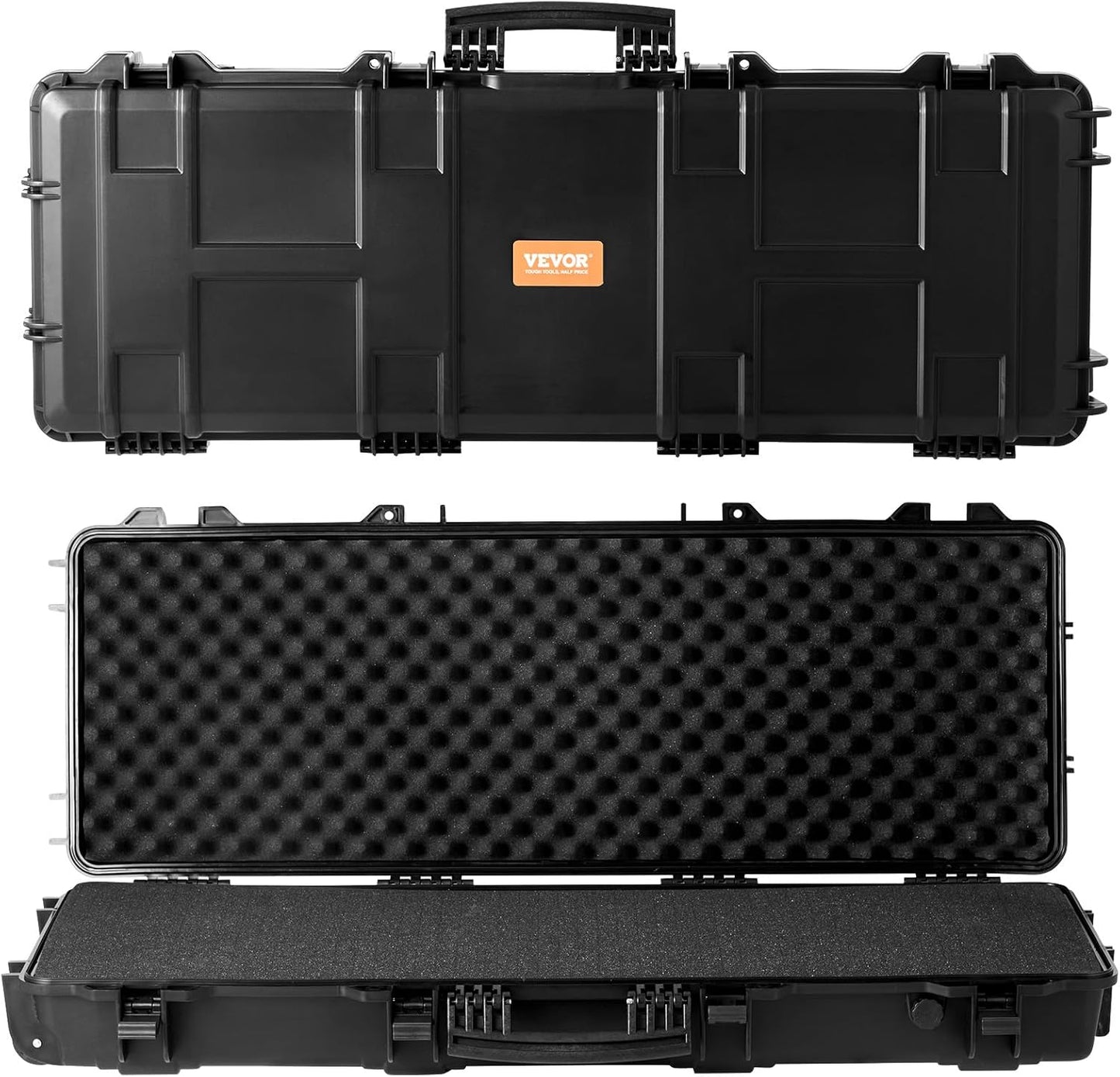 VEVOR Rifle Hard Case with Wheels, Waterproof & Crushproof Design