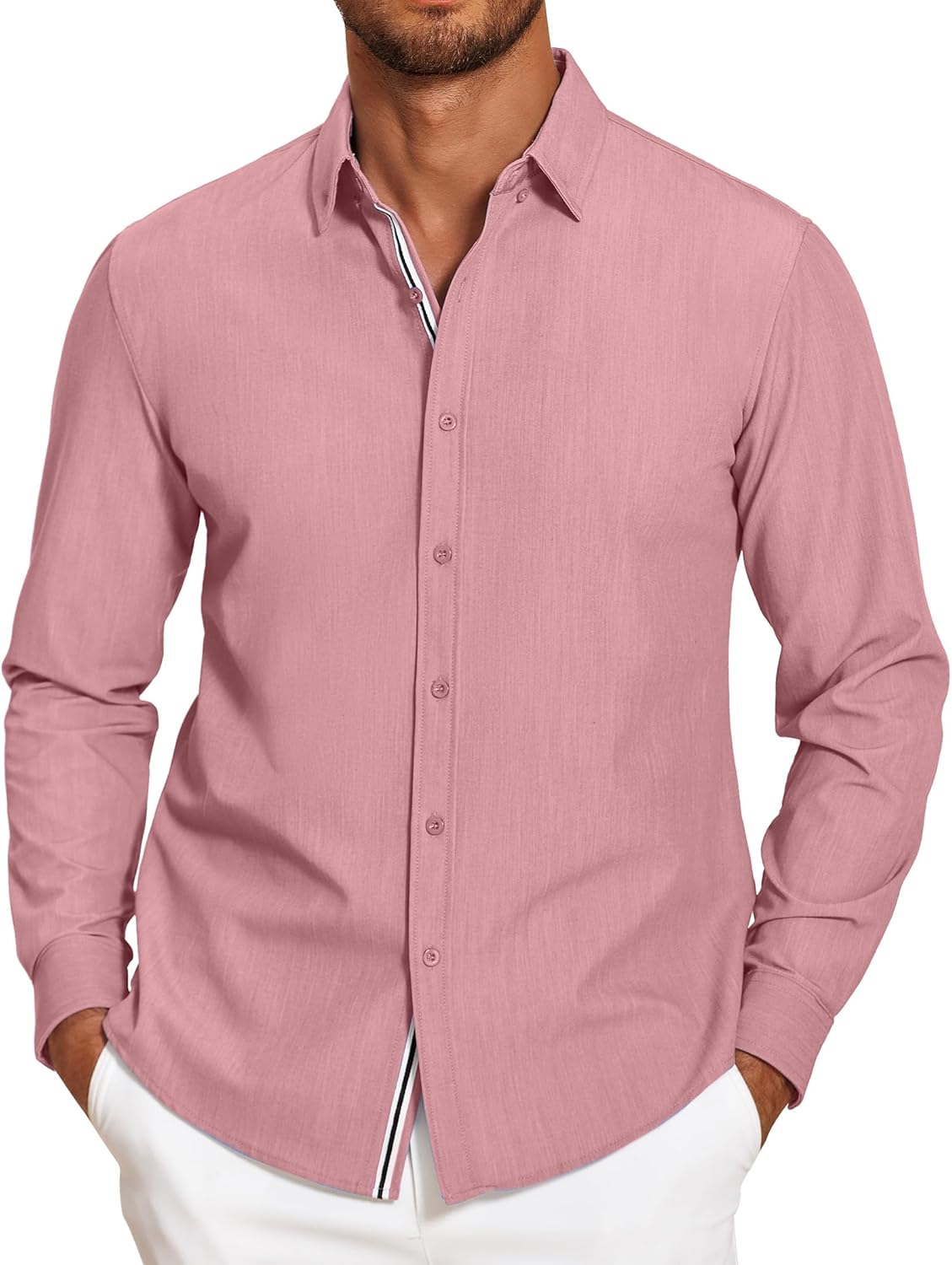 Stylish COOFANDY Mens Casual Button Down Shirt for Every Occasion