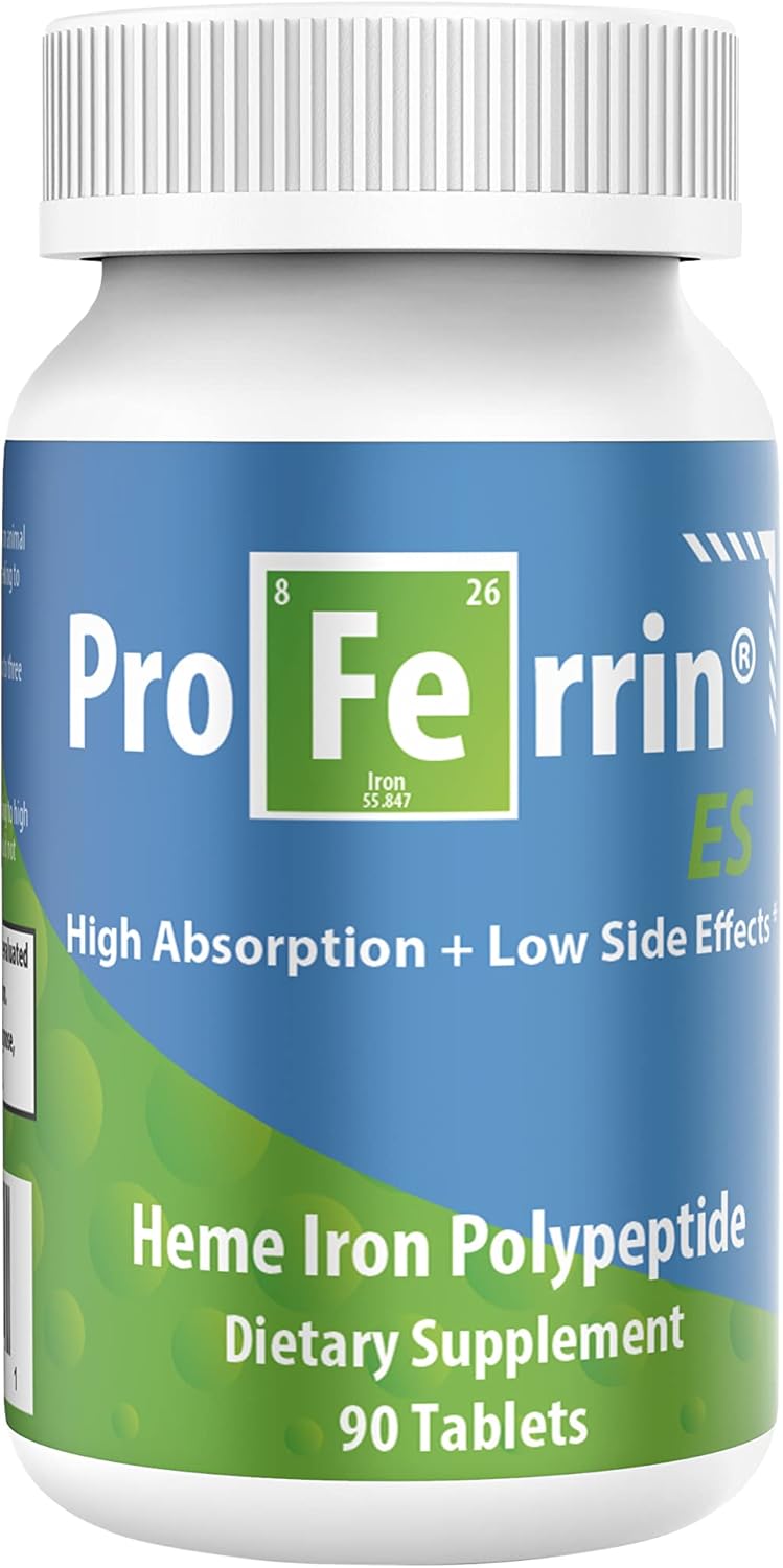 Proferrin ES Heme Iron Polypeptide 10.5mg - 90 Tablets
