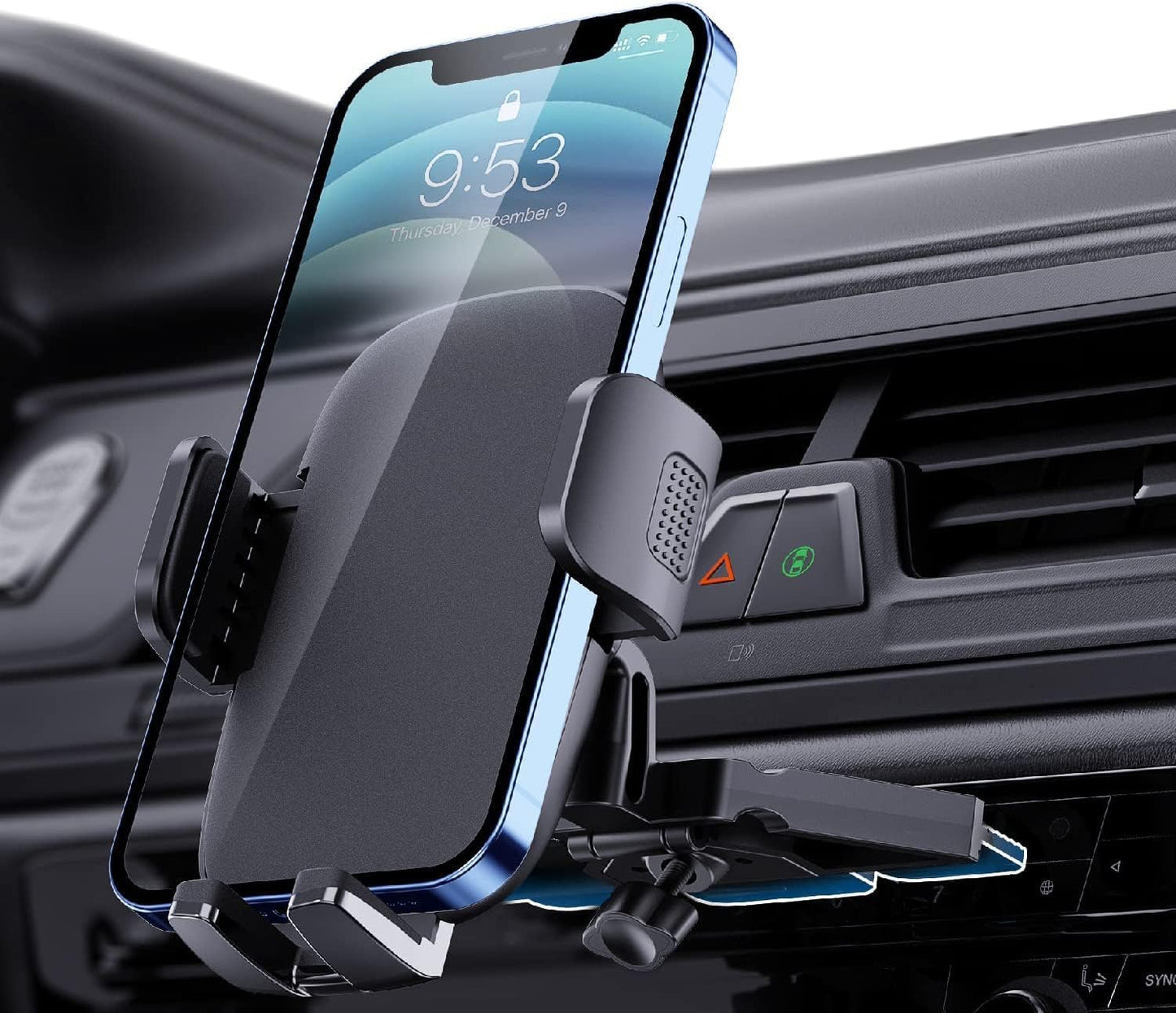 TICILFO Metal CD Slot Car Phone Holder - Thick Case Friendly