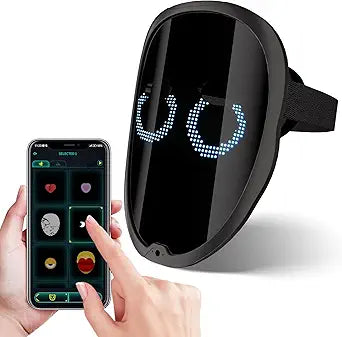LED Mask for Halloween - Face Changing Rechargeable Mask Fun