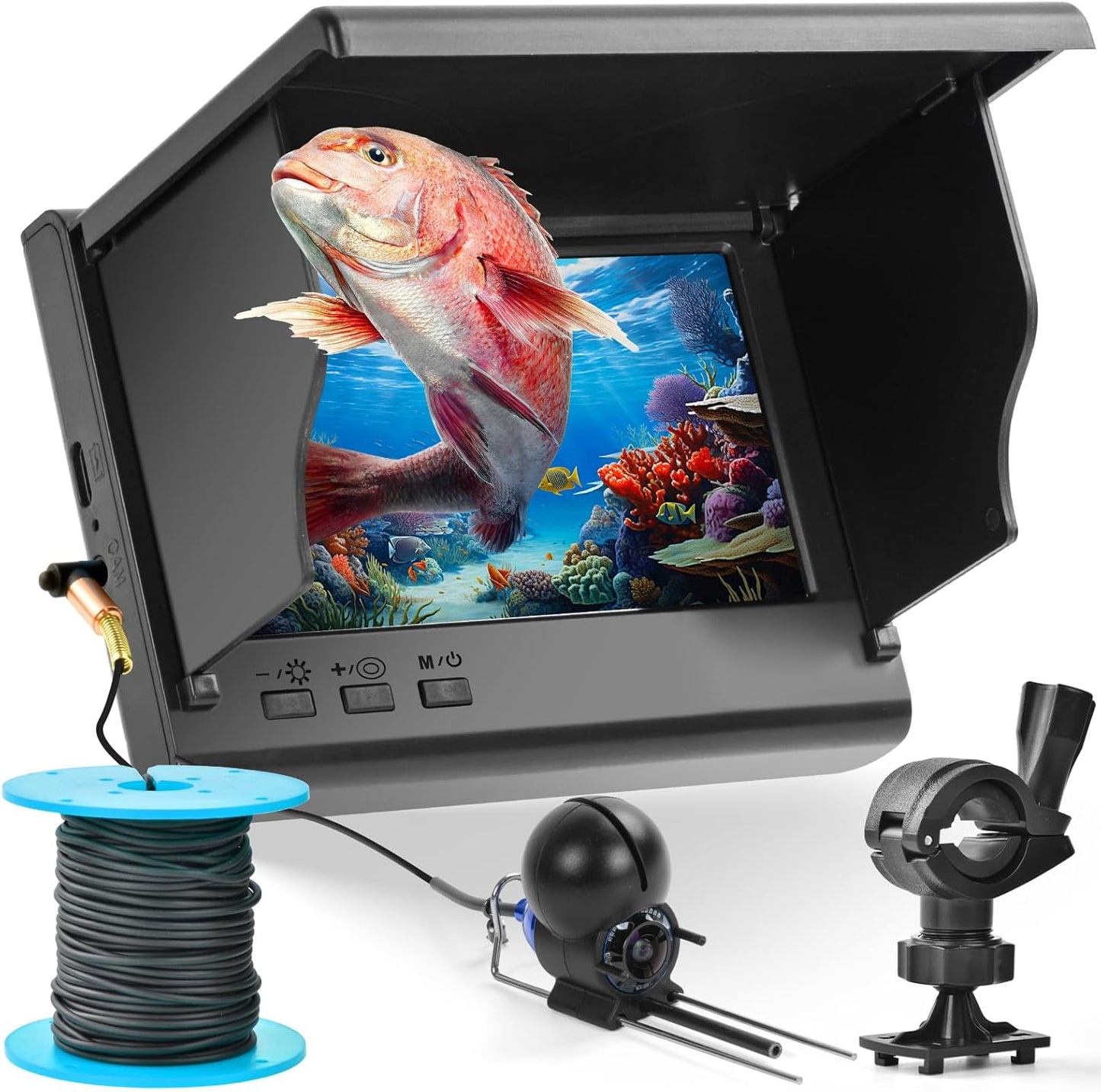 LATROVALE Underwater Fishing Camera: Night Vision, Wide Angle, Waterproof