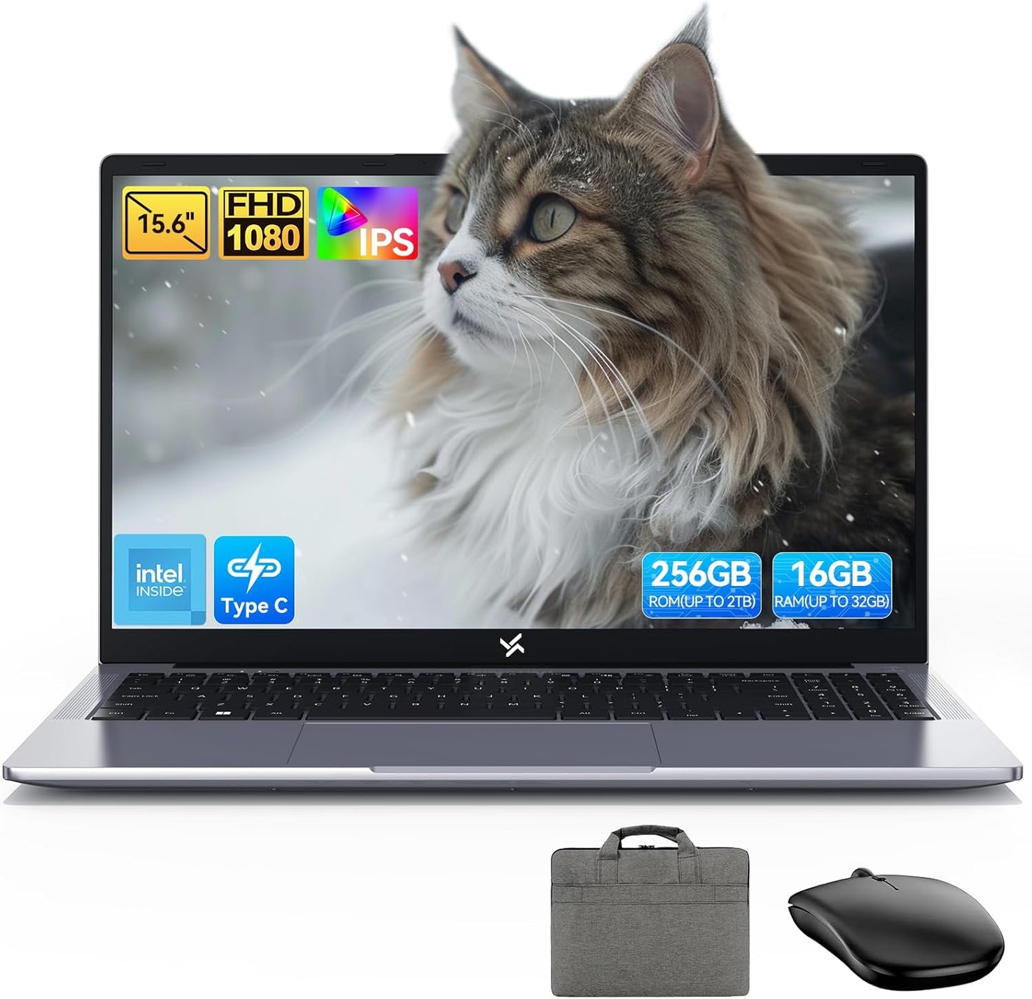 Powerful 15.6 Laptop for Students and Professionals - Huidun