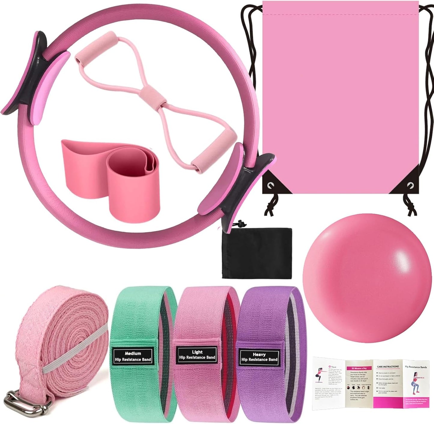Pilates Essentials Kit for Women - Complete Home Workout Set