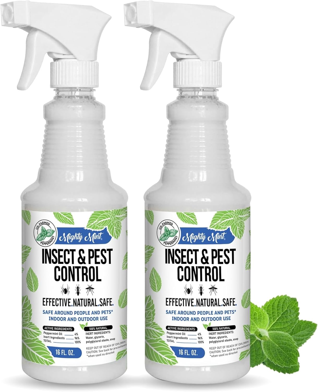 Mighty Mint Peppermint Oil Insect Repellent Spray for Bugs