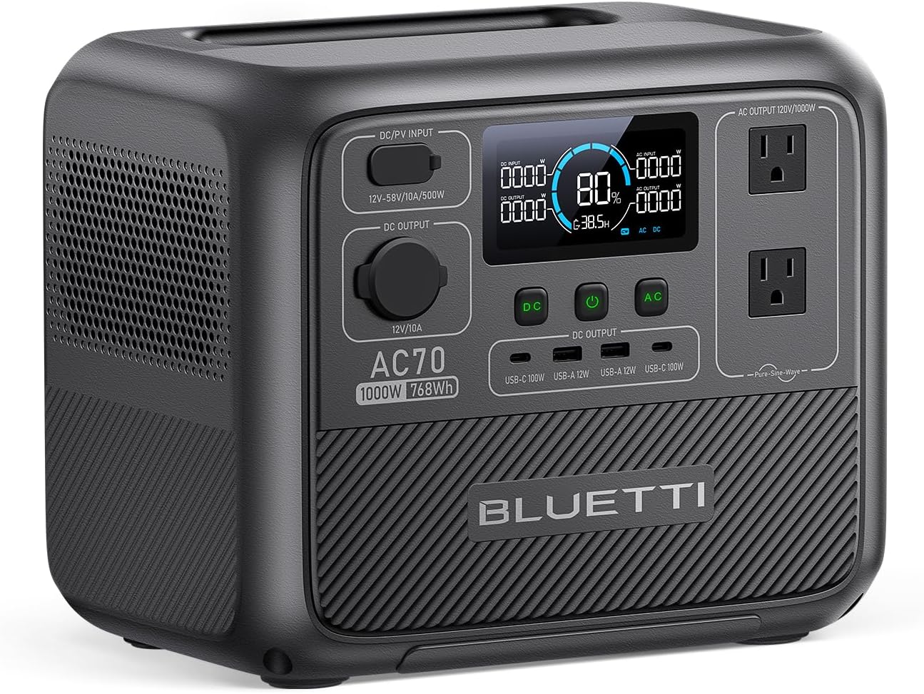 BLUETTI Solar Generator: 768Wh Powerhouse for Road Trips!