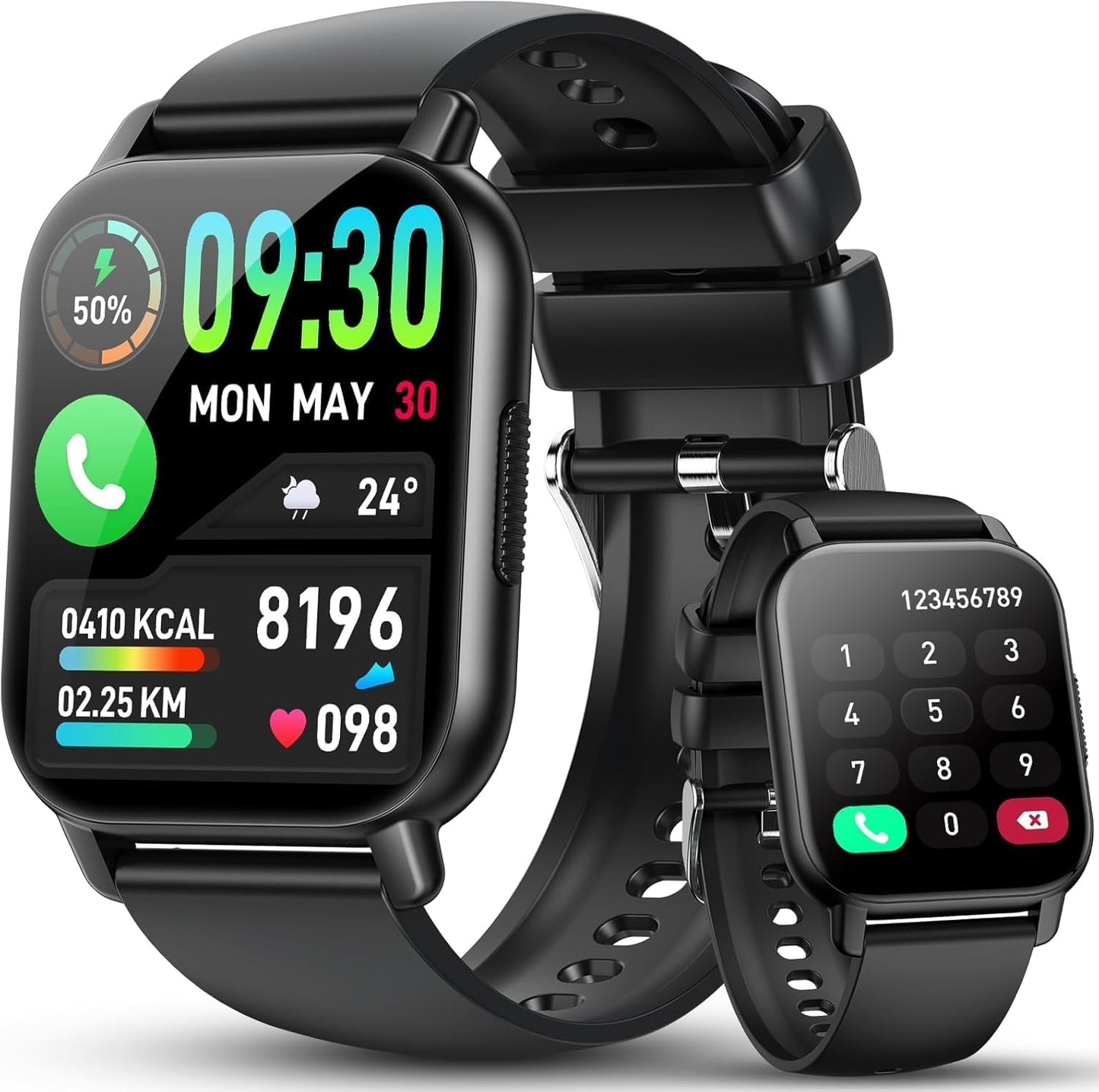 1.85 HD Touch Smart Watch - Track 112+ Sports