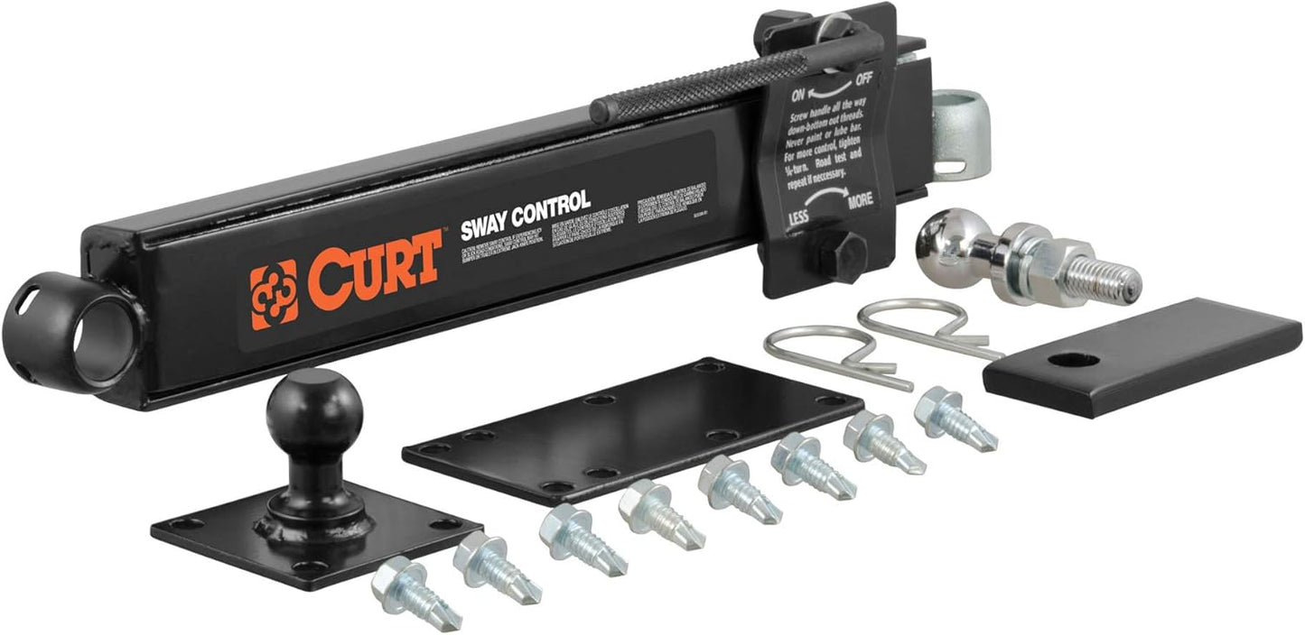 CURT 17200 Trailer Anti-Sway Bar Control Kit for Safe Towing