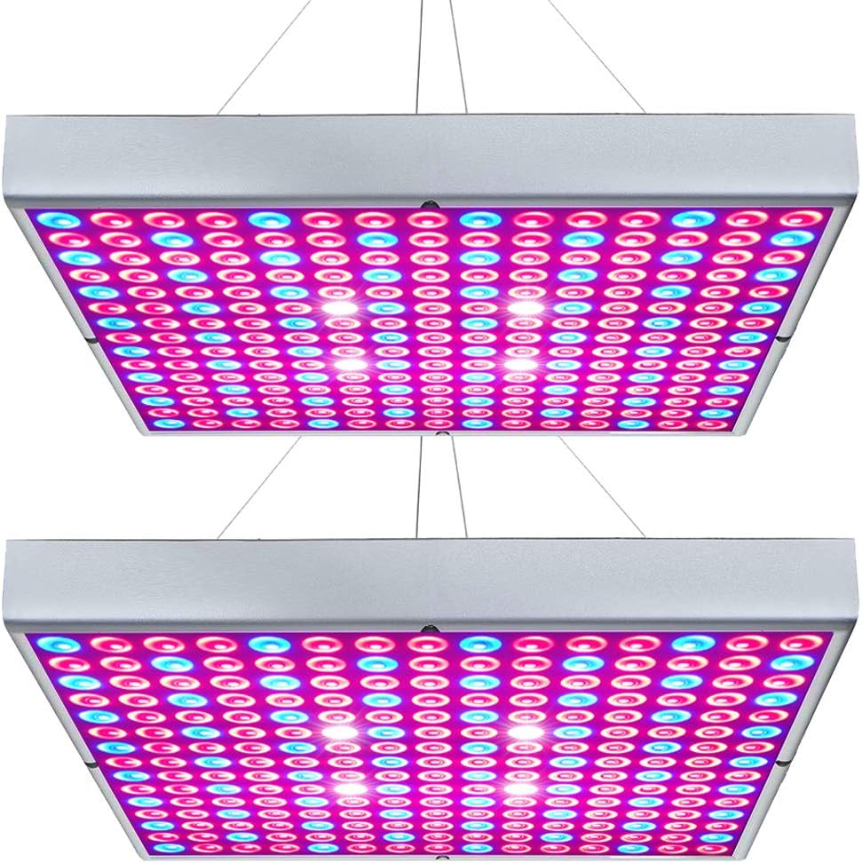 LED Grow Light 225 LEDs for Indoor Plants - Full Spectrum Panel