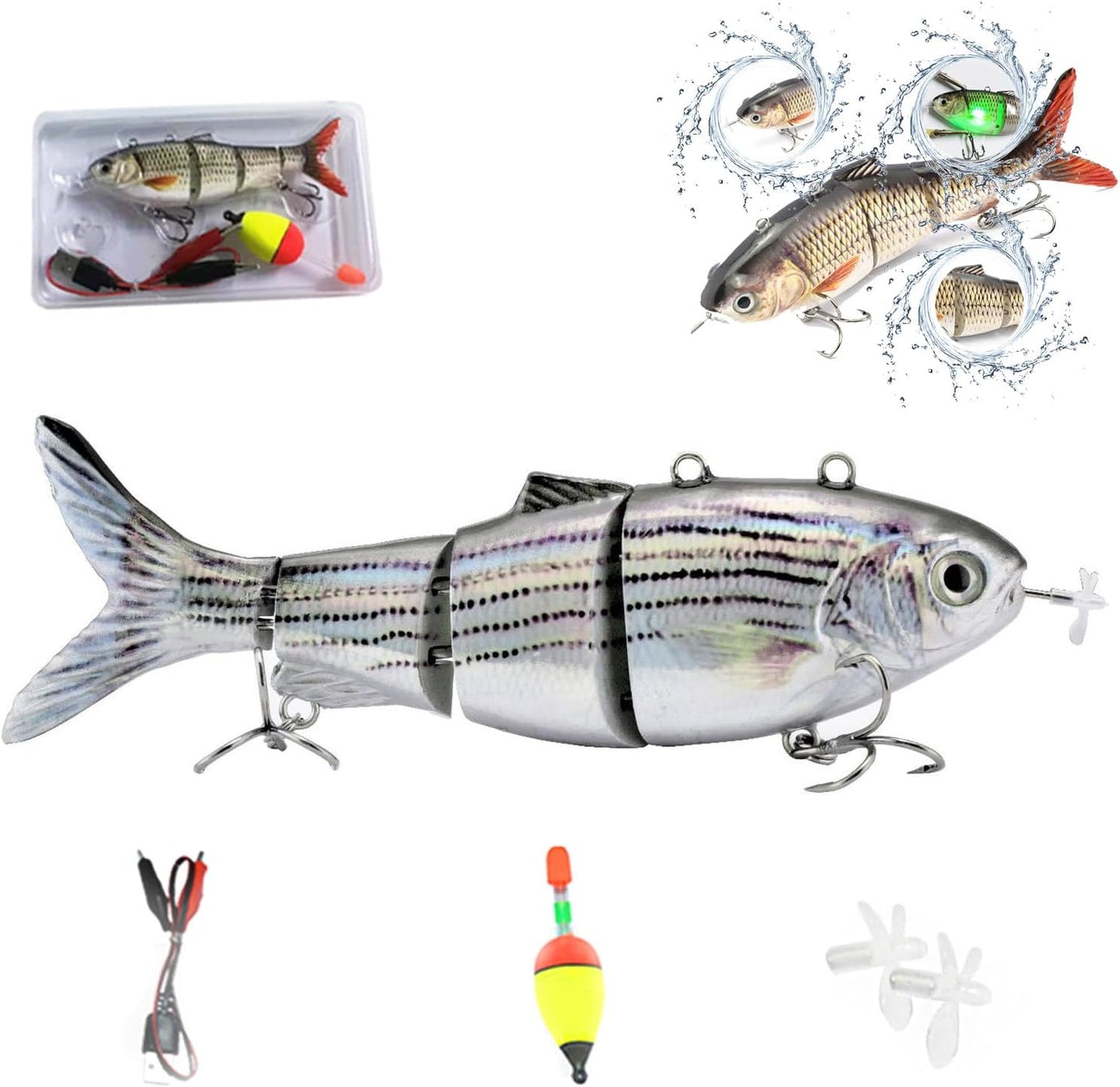 Luretron Robotic Fish Lures - Swim Effortlessly in Any Water!