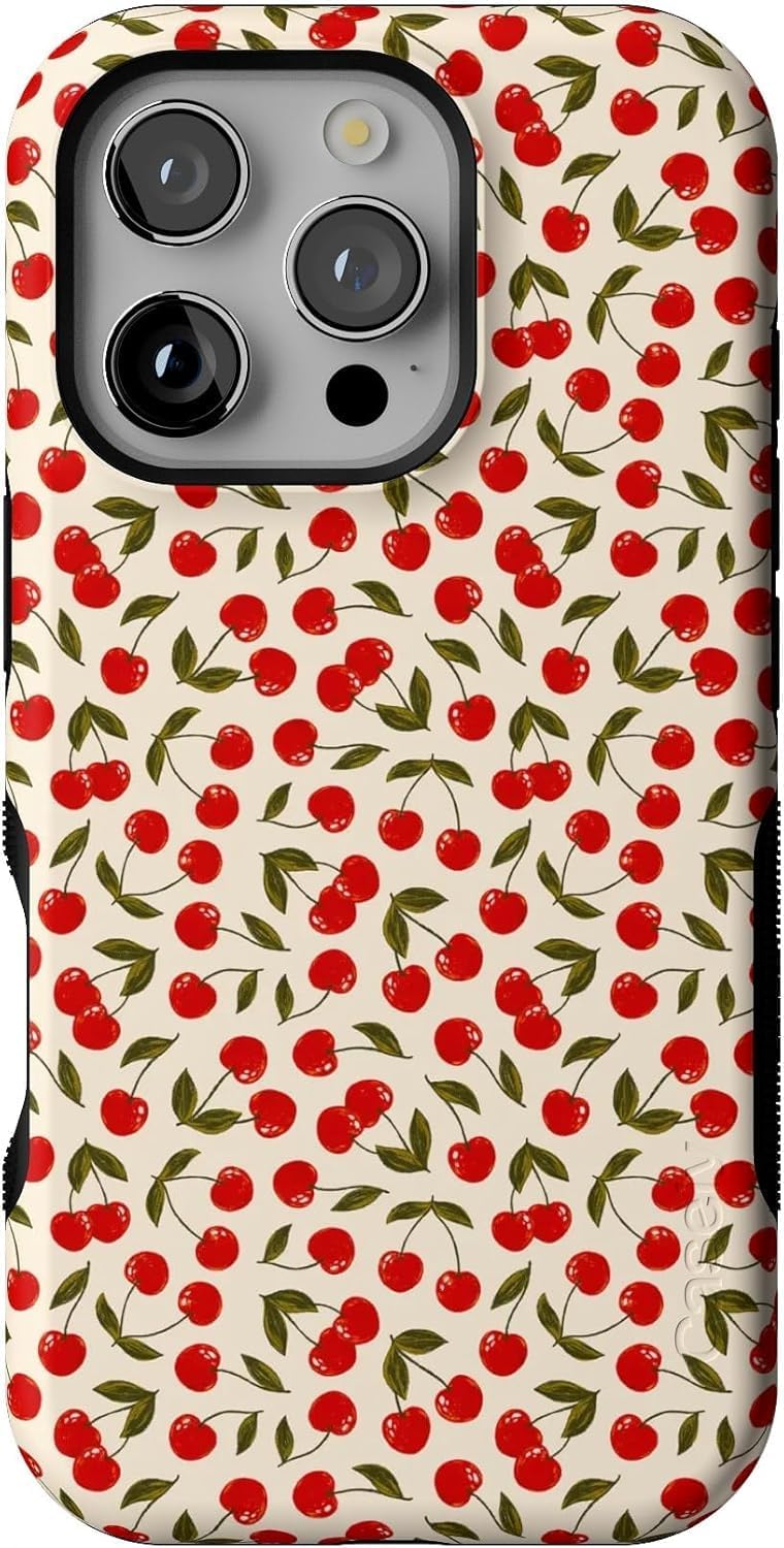 Casely iPhone 16 Pro Case | Bold Cherry on Top Design