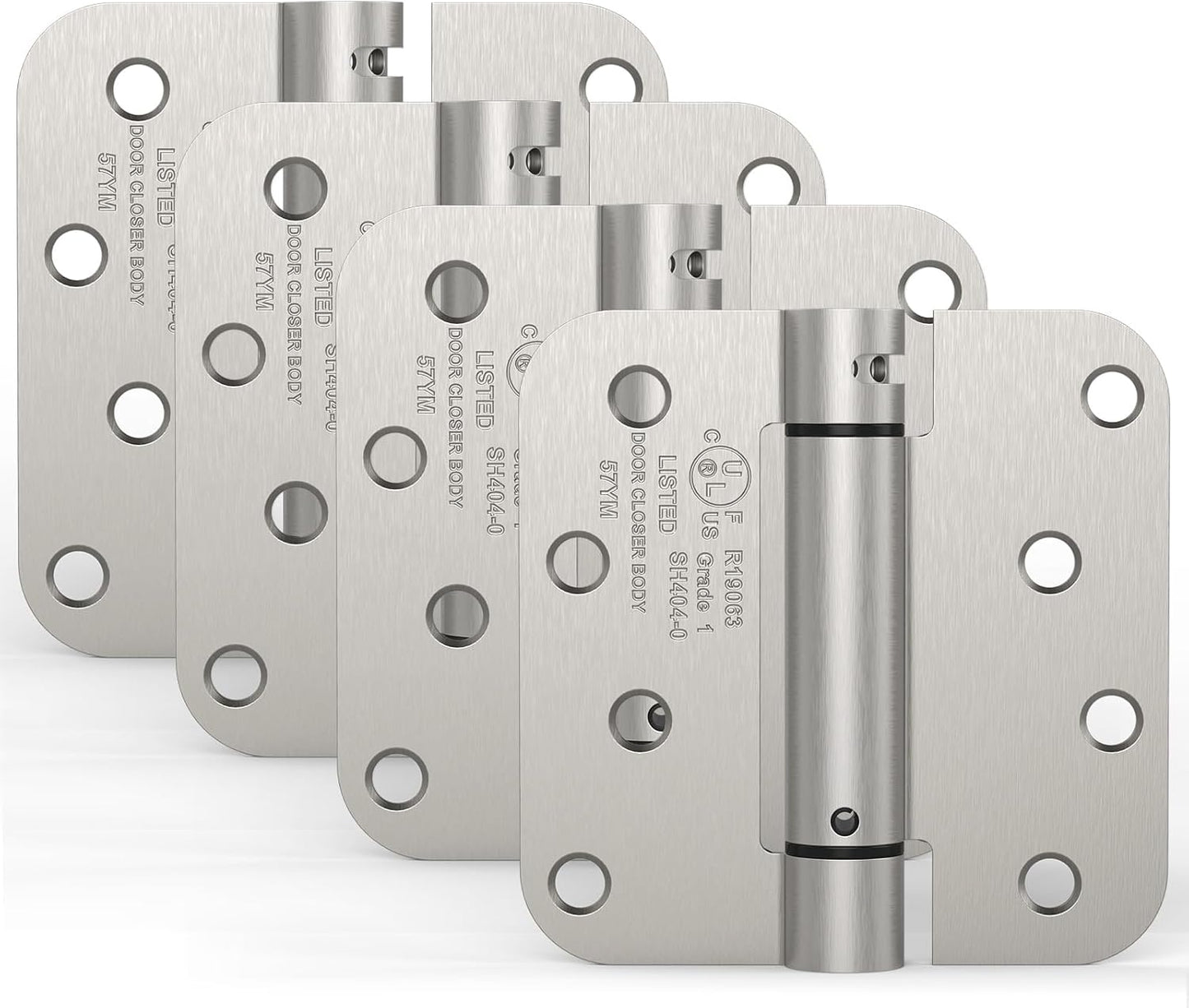 4 Pack Self Closing Door Hinges for Easy Installation and Use