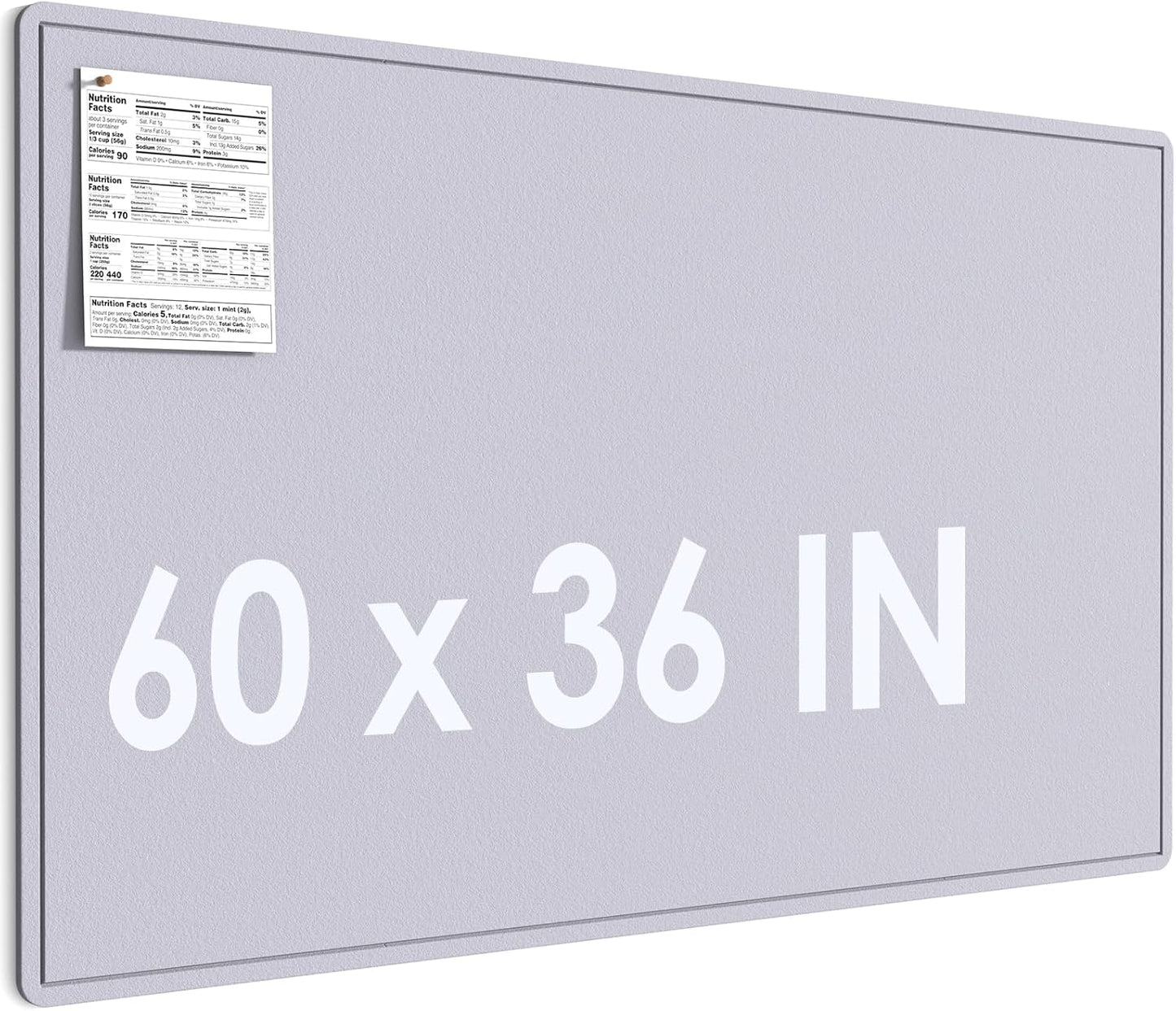 MaxGear Extra Large Bulletin Board 60in x 36in for Home Office