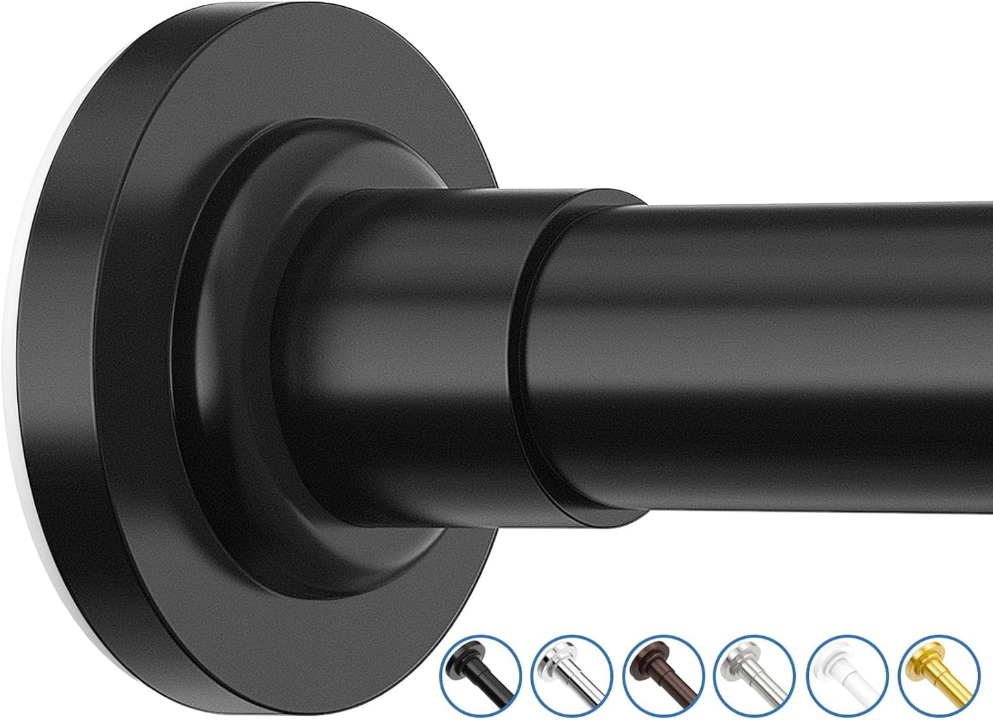 Adjustable Stainless Steel Shower Rod - No Drilling, No Rust - SUNALLY