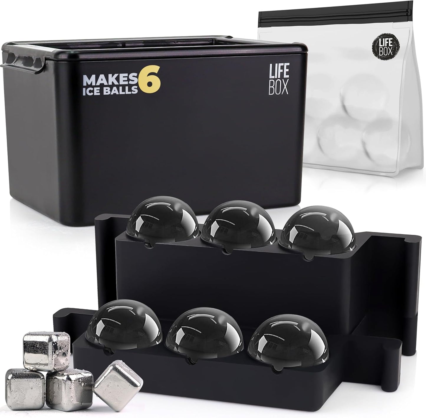 Crystal Clear Ice Balls in Seconds with FROZIP