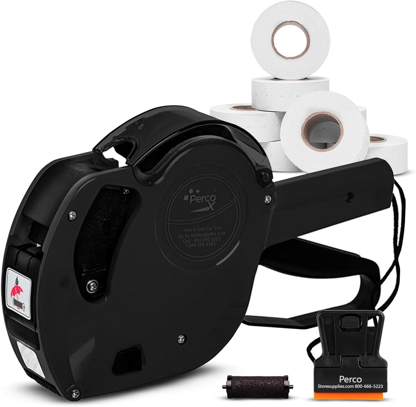 Perco X 1 Line Dater Gun with Labels Kit for Easy Pricing