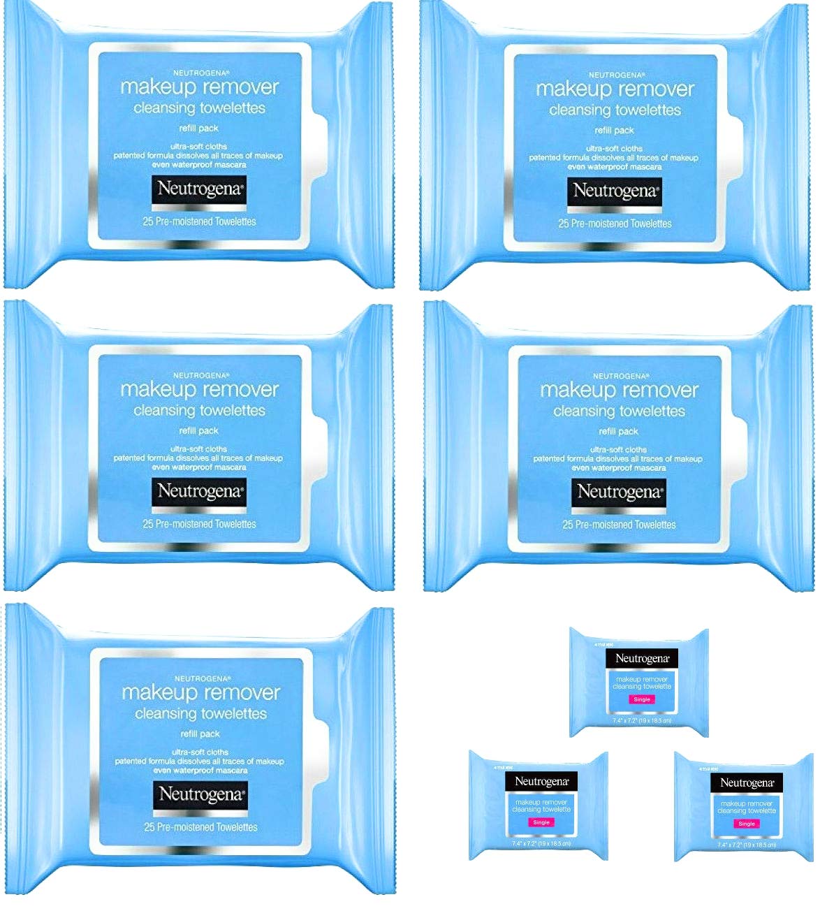 Neutrogena Makeup Remover Cleansing Towelettes for Daily Use