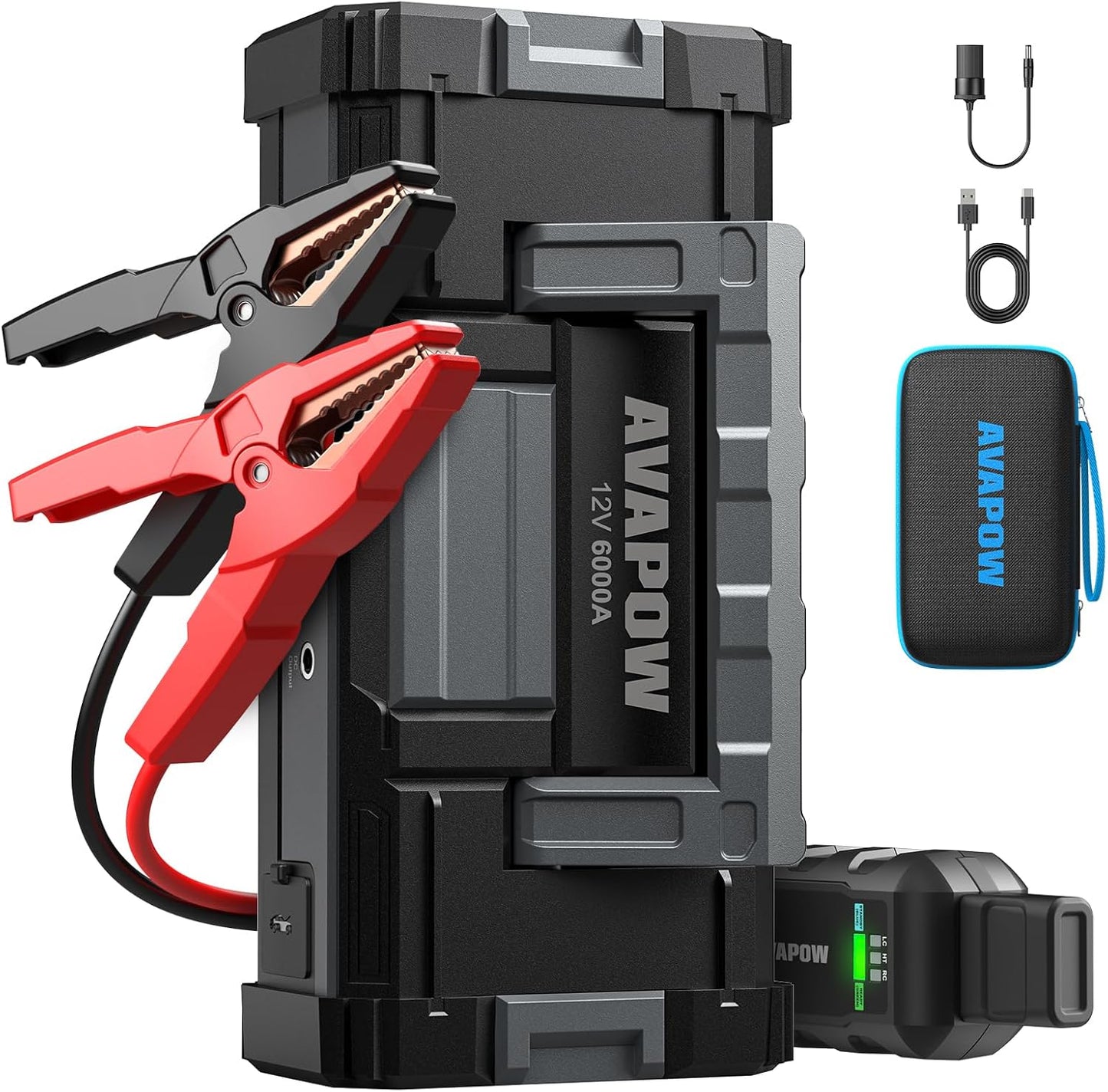 AVAPOW 6000A Jump Starter Battery Pack for All Gas and Diesel