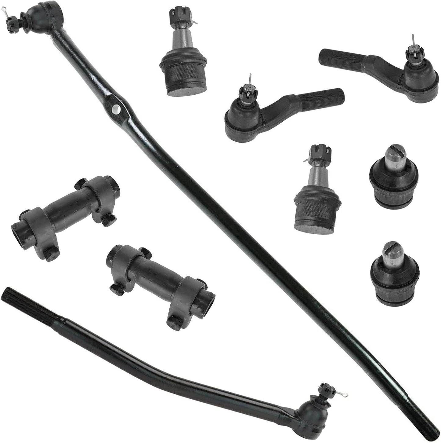 TRQ Upper Lower Ball Joint Tie Rod Set for E250 E350 Vehicles