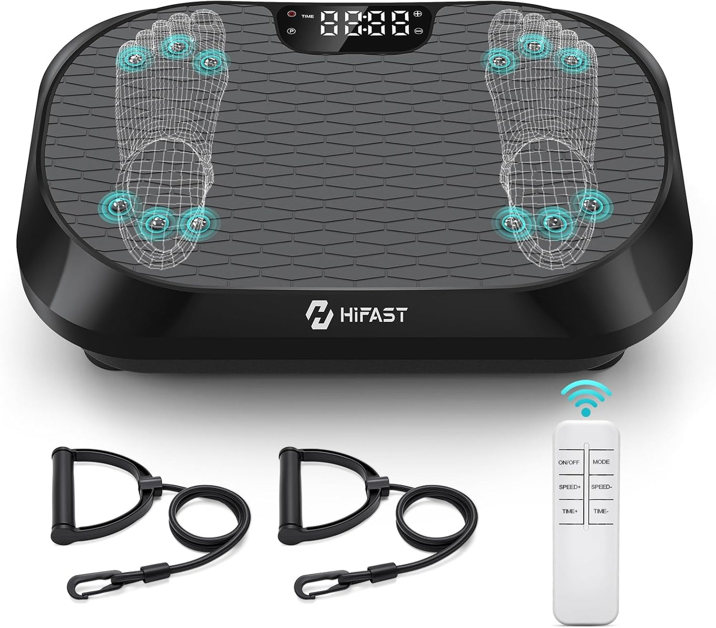 Curved Vibration Plate Exercise Machine for Full Body Fitness
