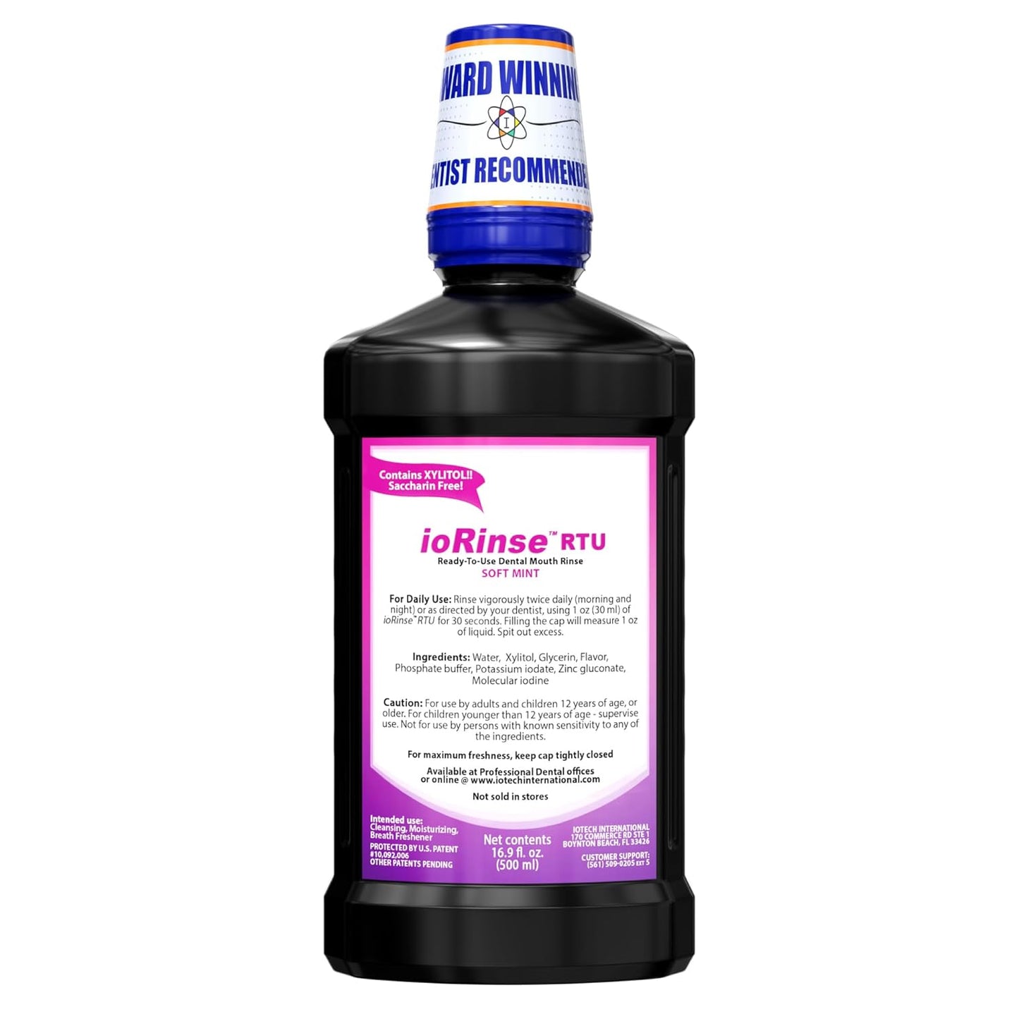 Professional Strength ioRinse RTU Mouthwash for Fresh Breath