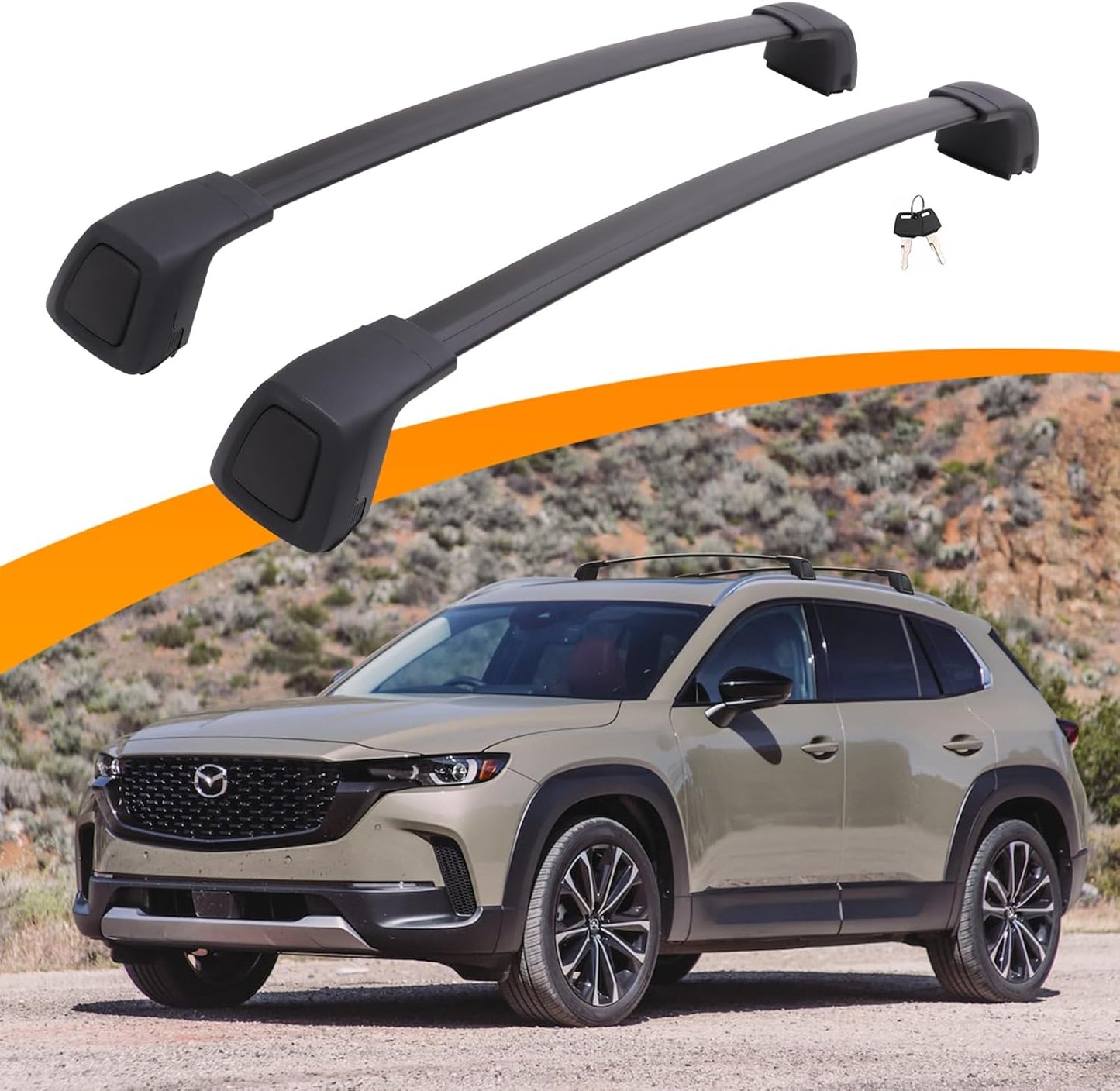 Snailfly Roof Rack Cross Bars for 2023 2024 Mazda CX50