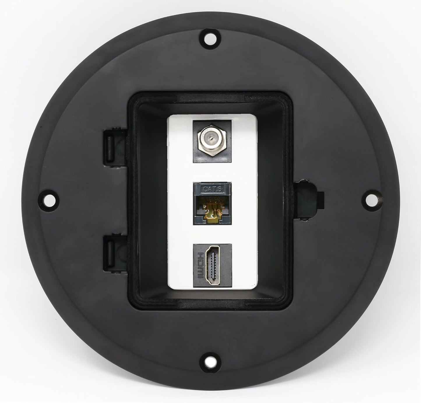RiteAV HDMI Cat6 Ethernet Coax Cable TV Floor Box - Black Review
