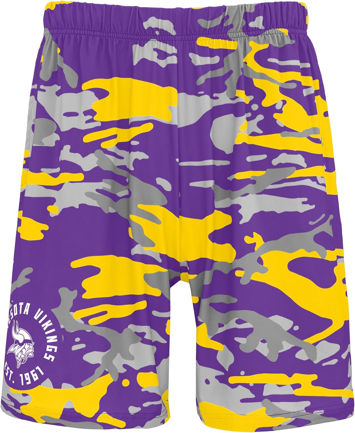 Zubaz NFL Men's 7 Inseam Shorts in Vibrant Camo Styles