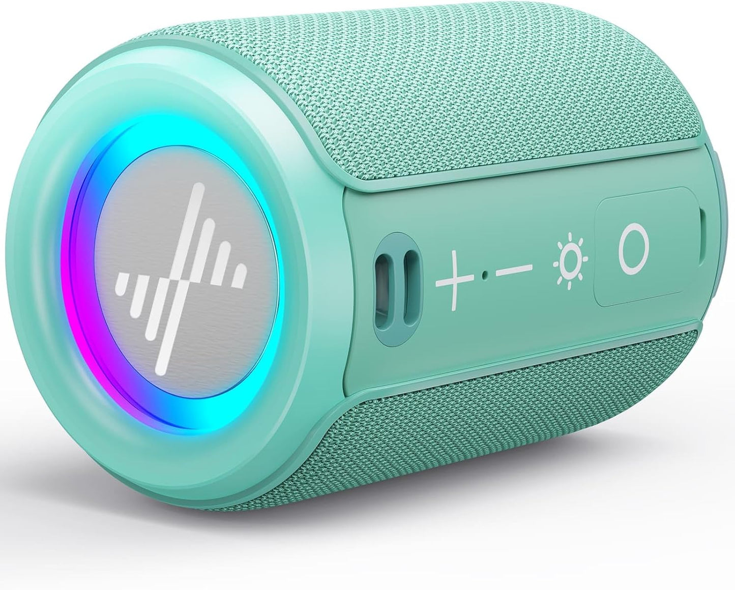 LENRUE TWS Bluetooth Speakers, Waterproof & Colorful Lights