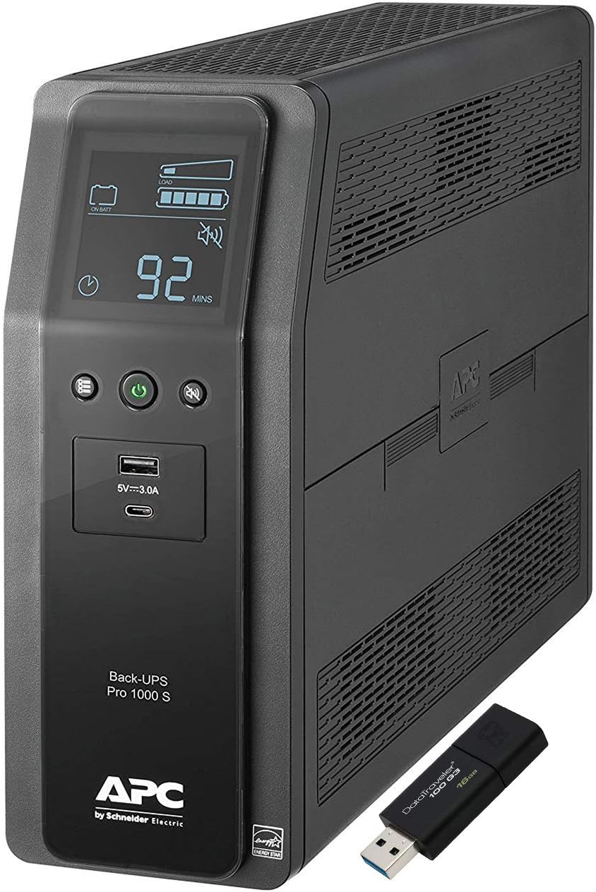 APC Sine Wave UPS Battery Backup & Surge Protector for Electronics