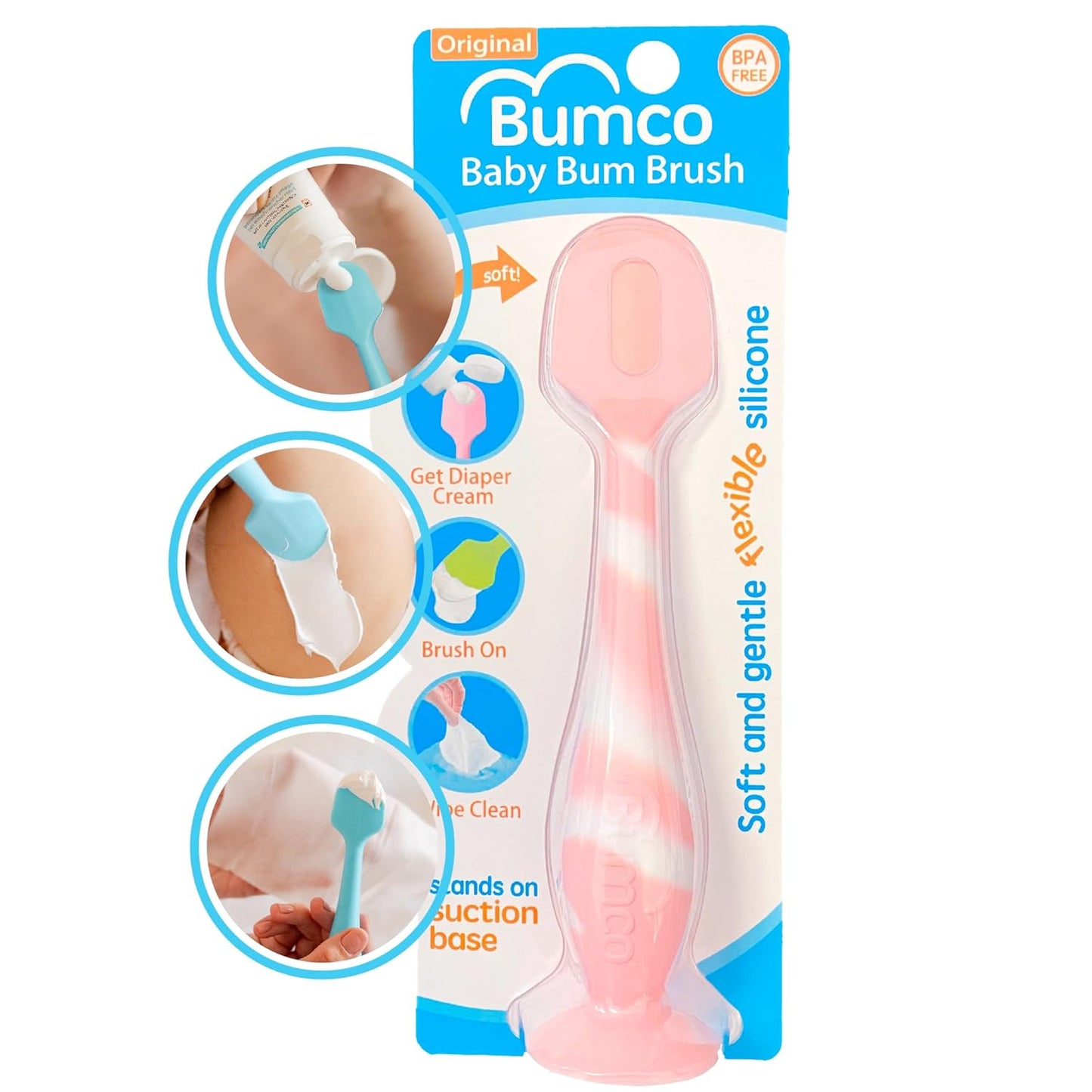 Mess-Free Diaper Cream Application with Bumco Brush