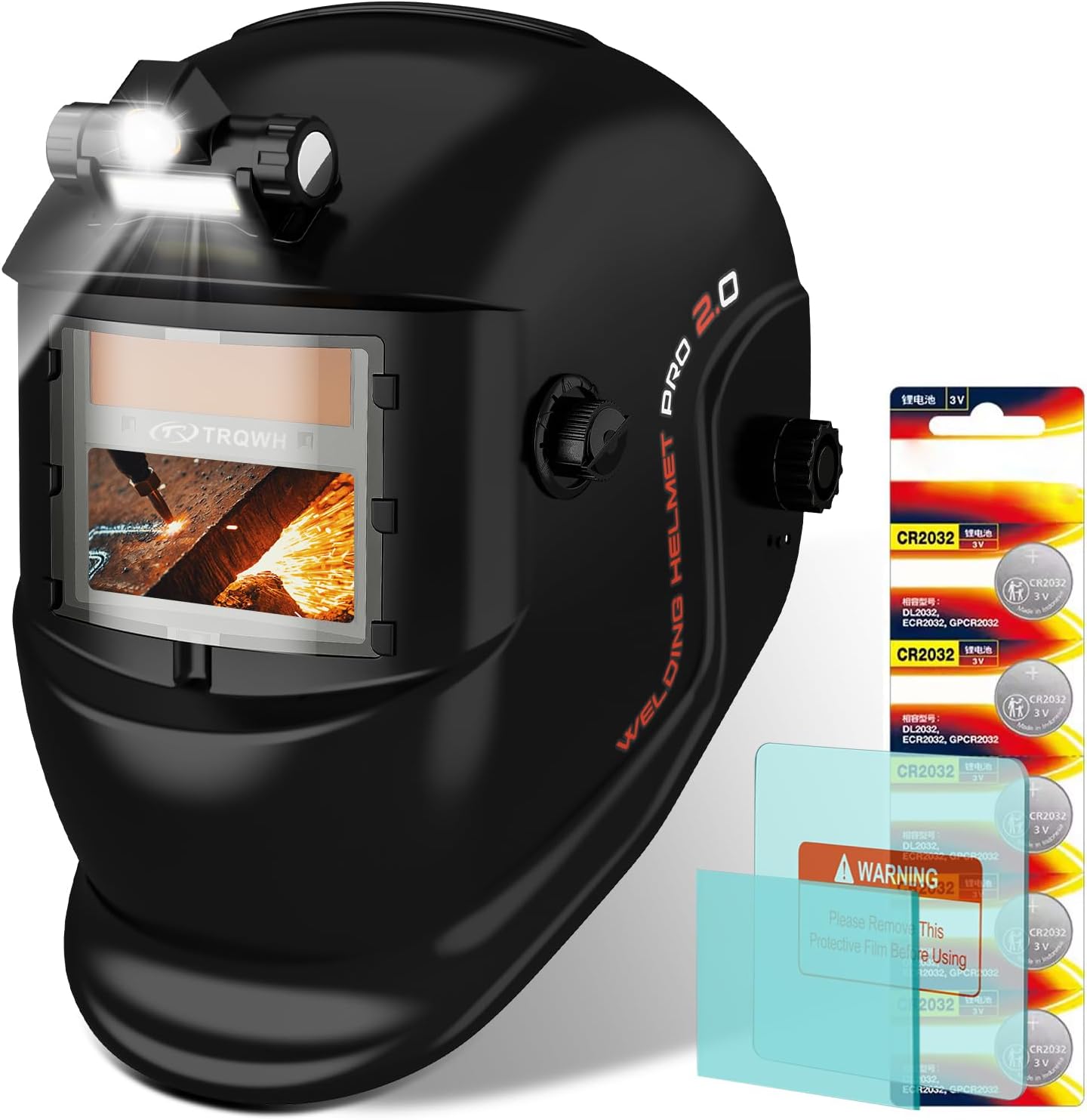 True Color Auto Darkening Welding Helmet