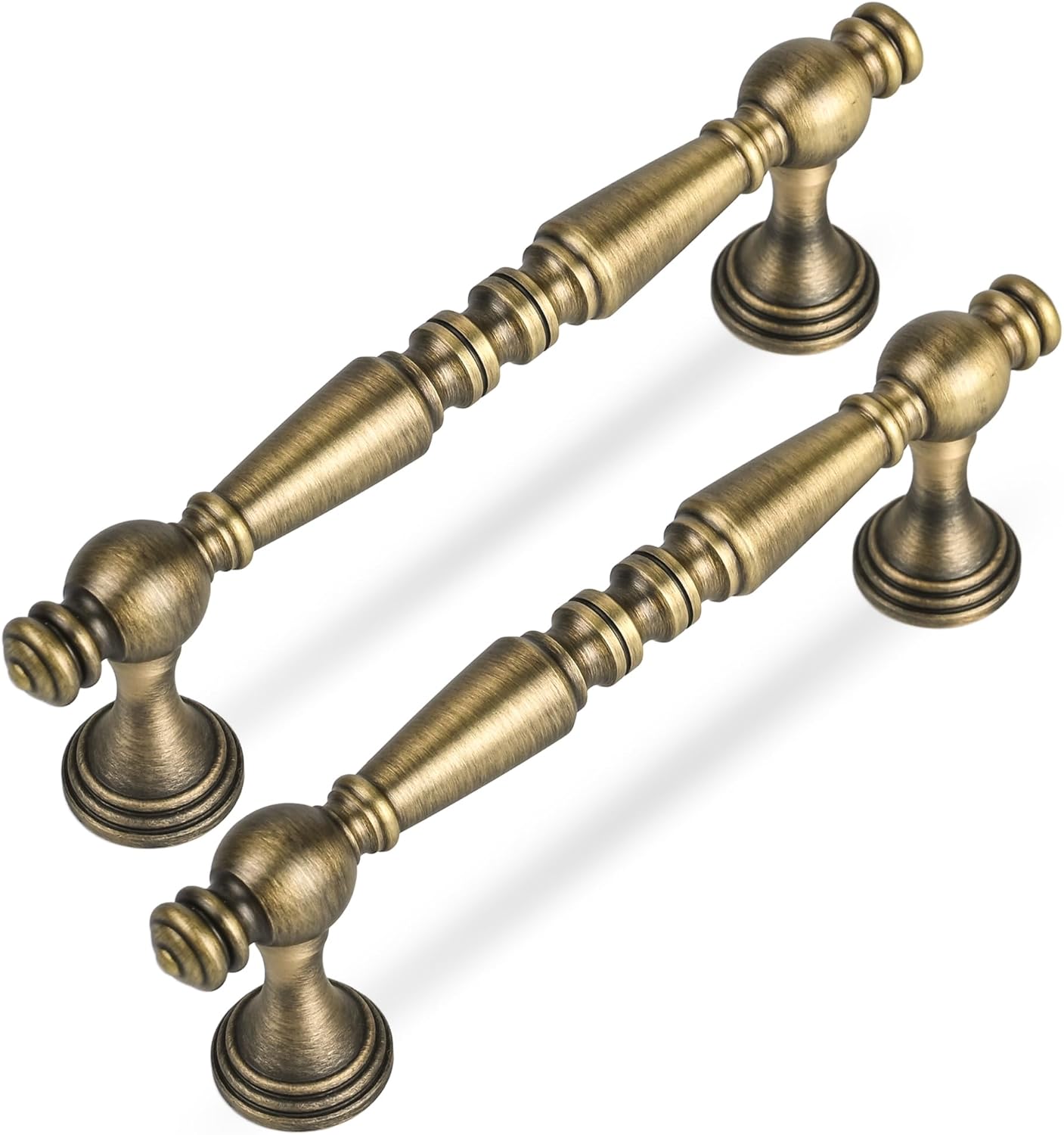 Antique Brass Kitchen Cabinet Handles for Retro Furniture Style