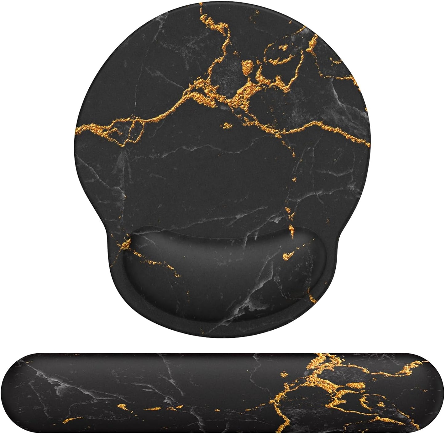 Ergonomic Memory Foam Wrist Rest Set - Pain Relief for Easy Typing