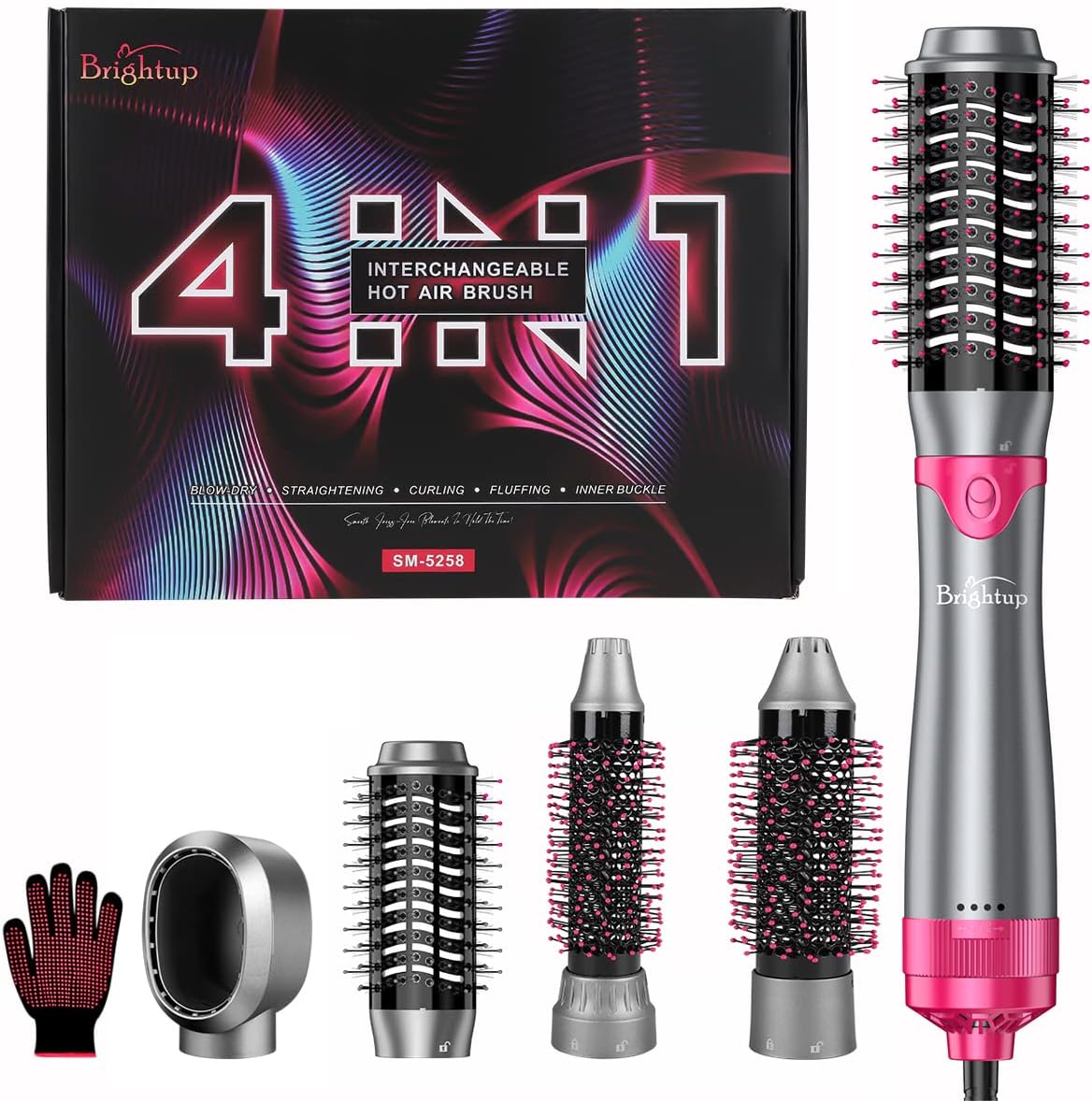 Brightup Ionic Volumizing Brush - Style with Ease!