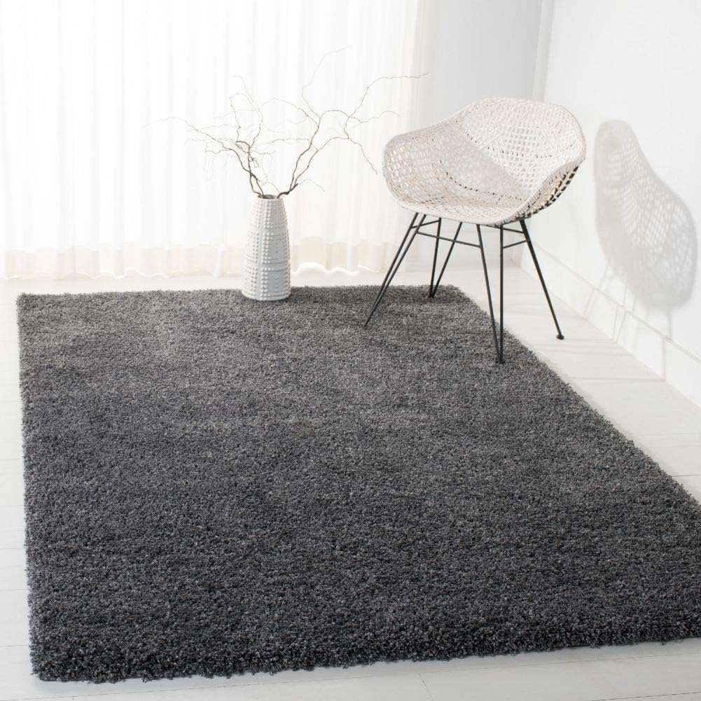 SAFAVIEH California Shag Collection Accent Rug - Dark Grey 3ft x 5ft