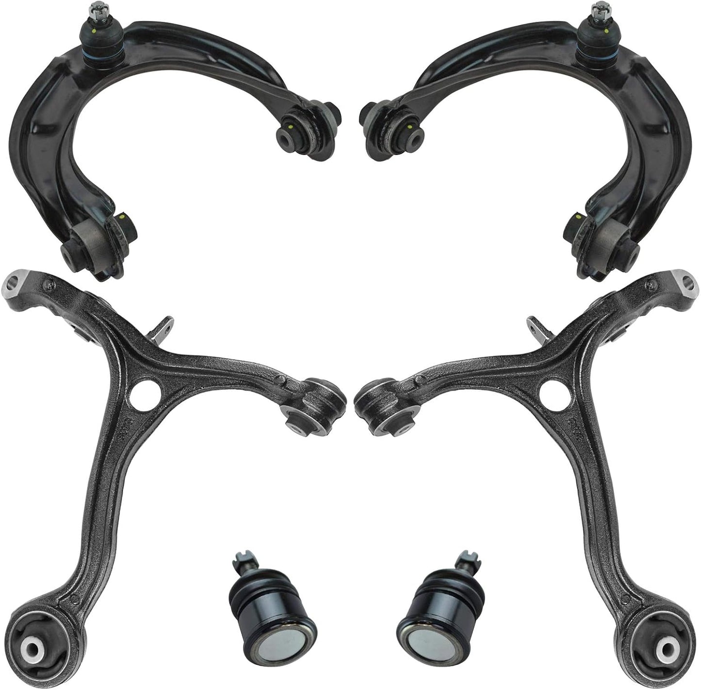 TRQ Front Control Arm with Ball Joint Set for Acura TSX & Honda Accord
