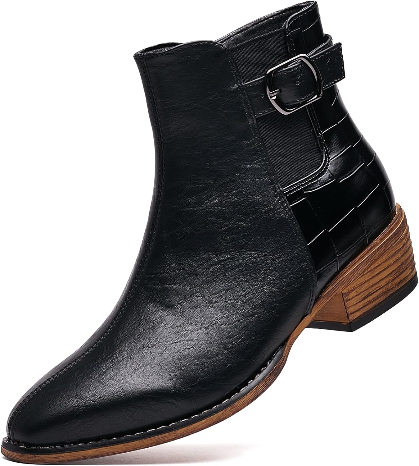 Women's Ankle Boots with Mid-height Heels for Stylish Comfort