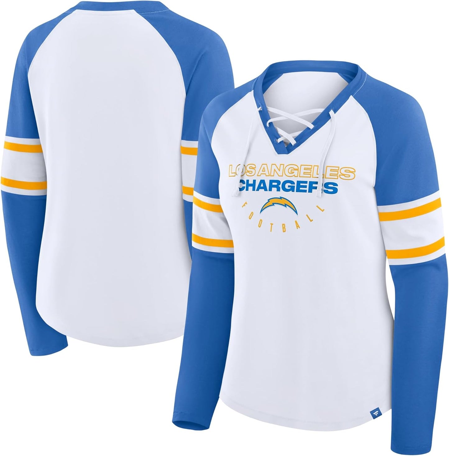 Fanatics Women's NFL Redzone Blitz Package Lace-Up T-Shirt Review