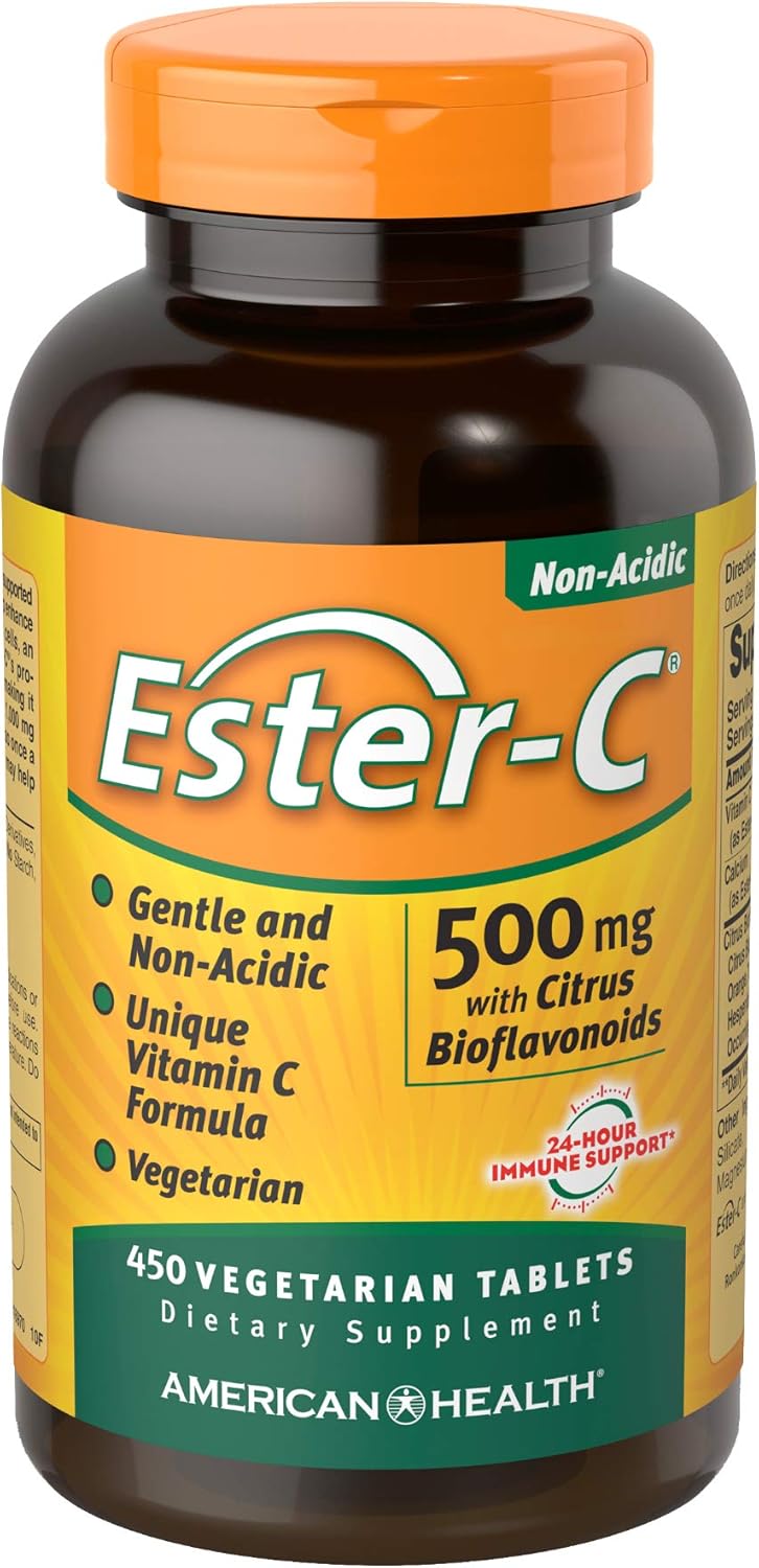 Ester-Vitamin C with Citrus Bioflavonoids 500mg for Wellness