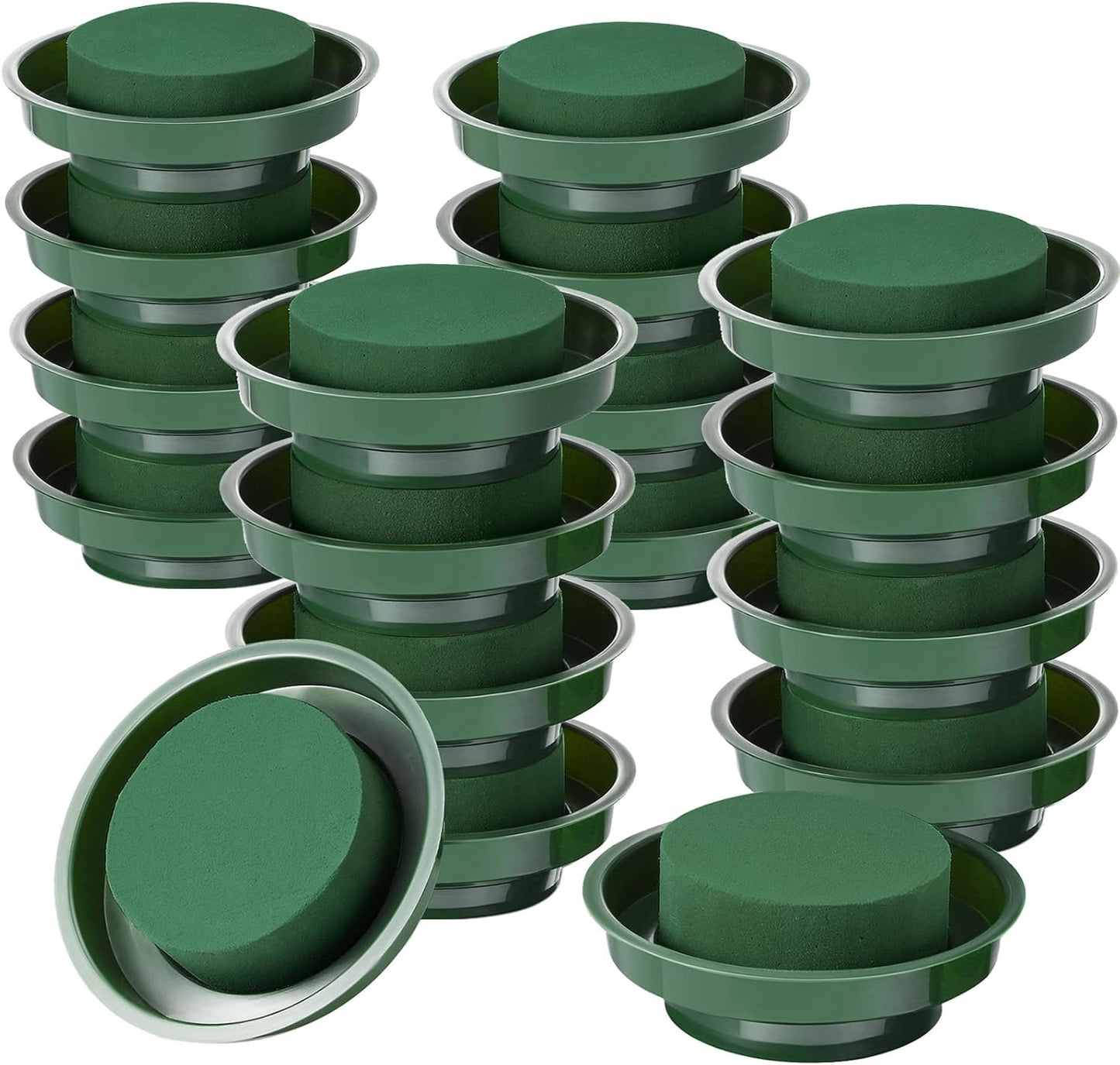 Floral Foam with Bowl 4.7 Inch Green DIY Flower Arrangement Kit