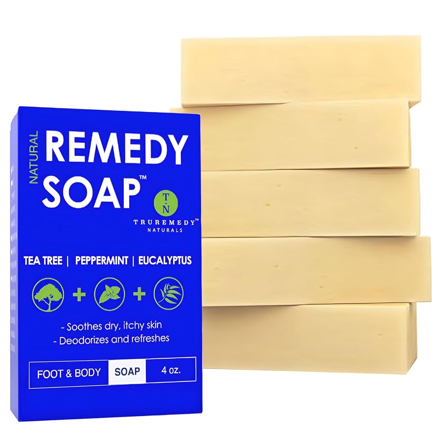 Truremedy Naturals Tea Tree Oil Soap Bar for Men and Women