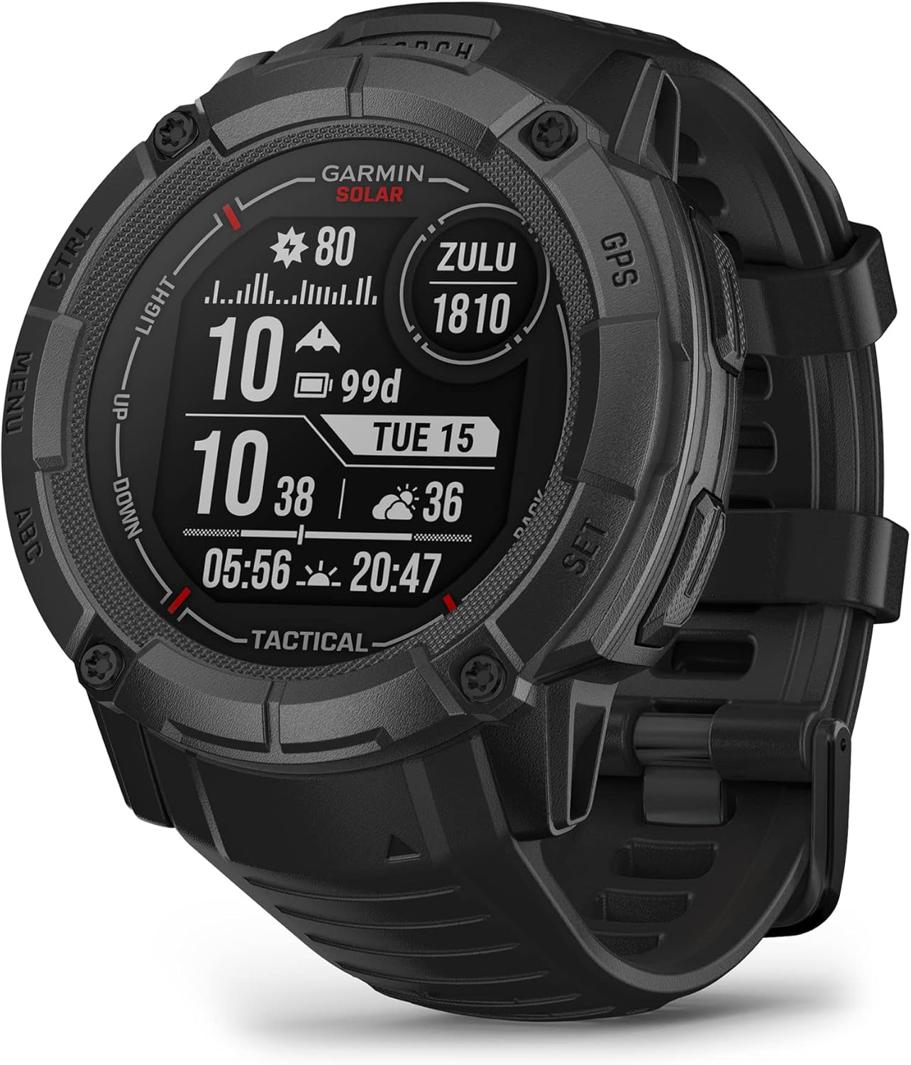 Garmin Instinct 2X Solar Tactical Edition Rugged GPS Smartwatch