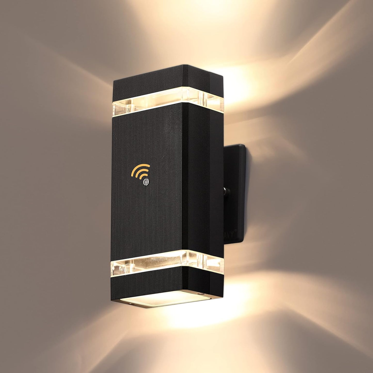 LMP Dusk to Dawn Outdoor Lighting Wall Sconce with LED Bulbs