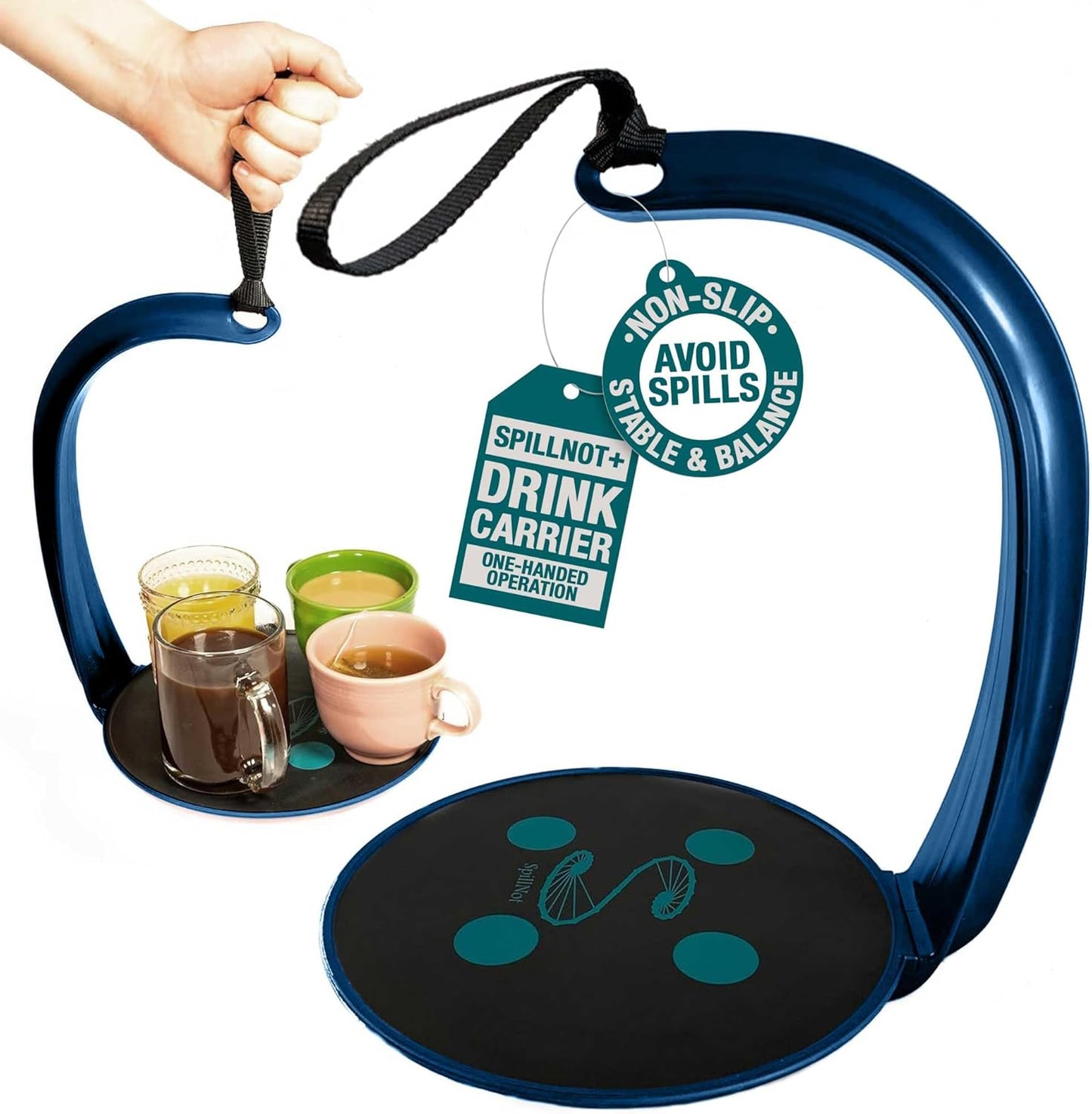 SpillNot Portable Handheld Beverage Carrier for Easy Transport