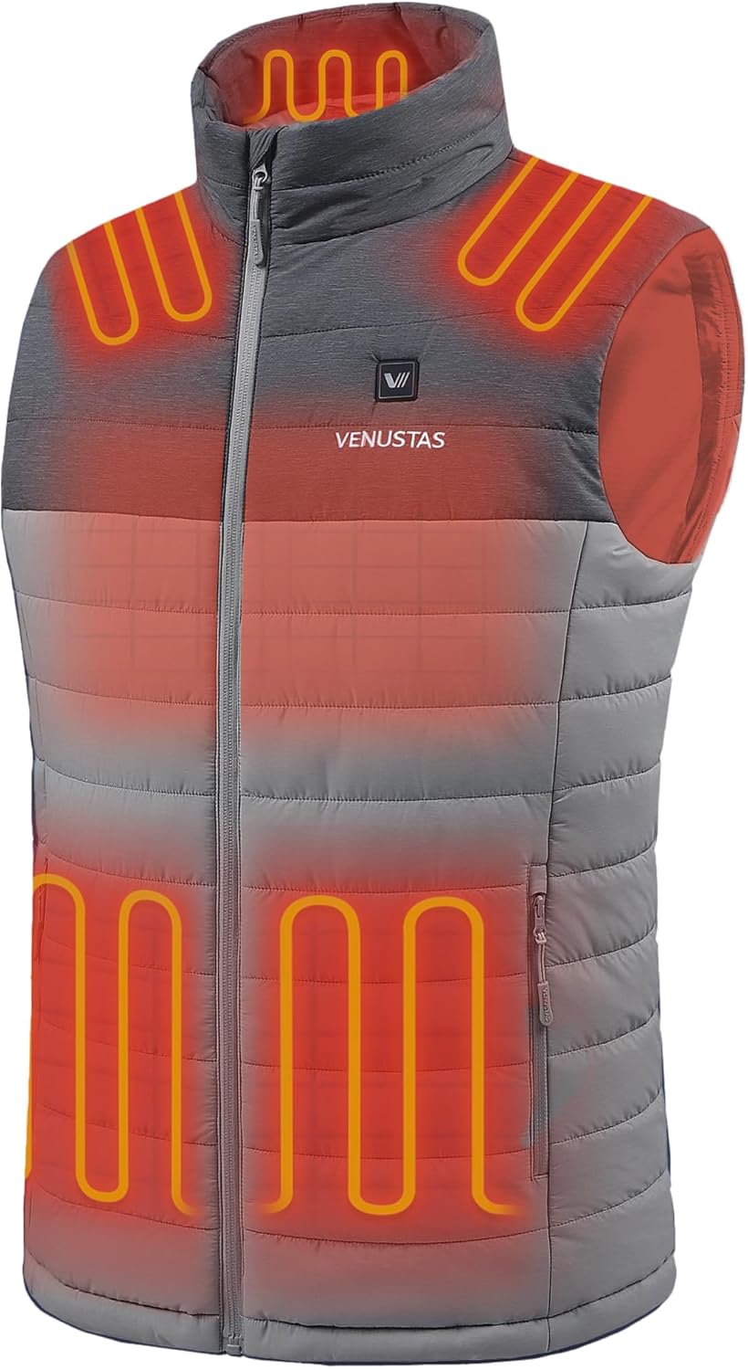 Venustas Men's Heated Vest: Ultimate Comfort and Warmth