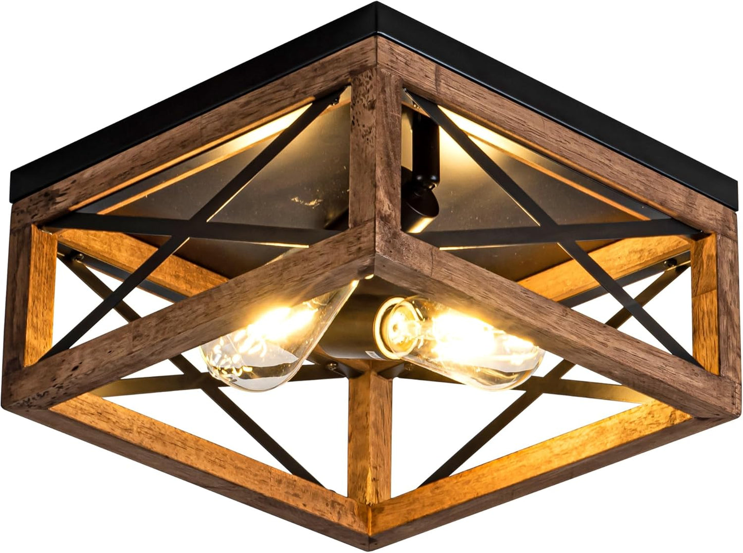 Flush Mount Ceiling Light Fixture for Kitchen and Hallway