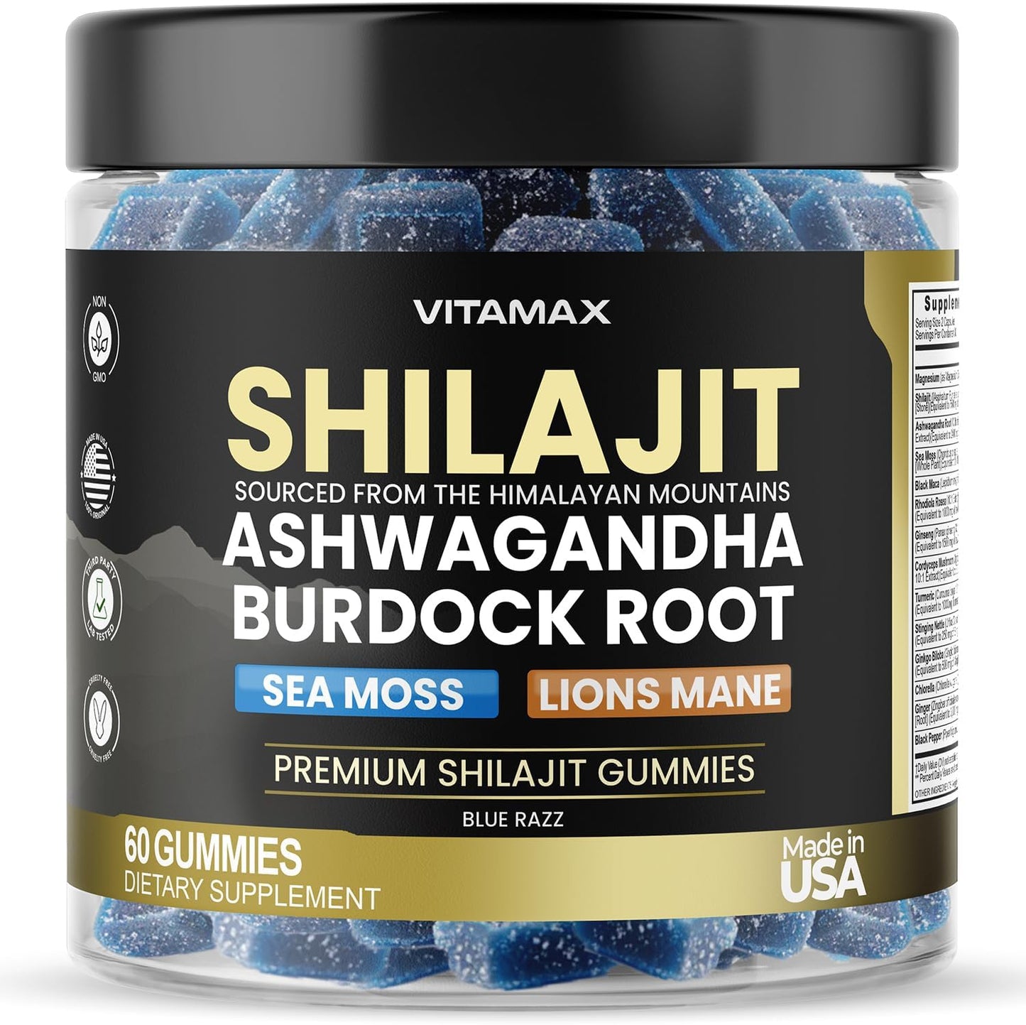 Organic Shilajit Gummies for Energy and Immune Support
