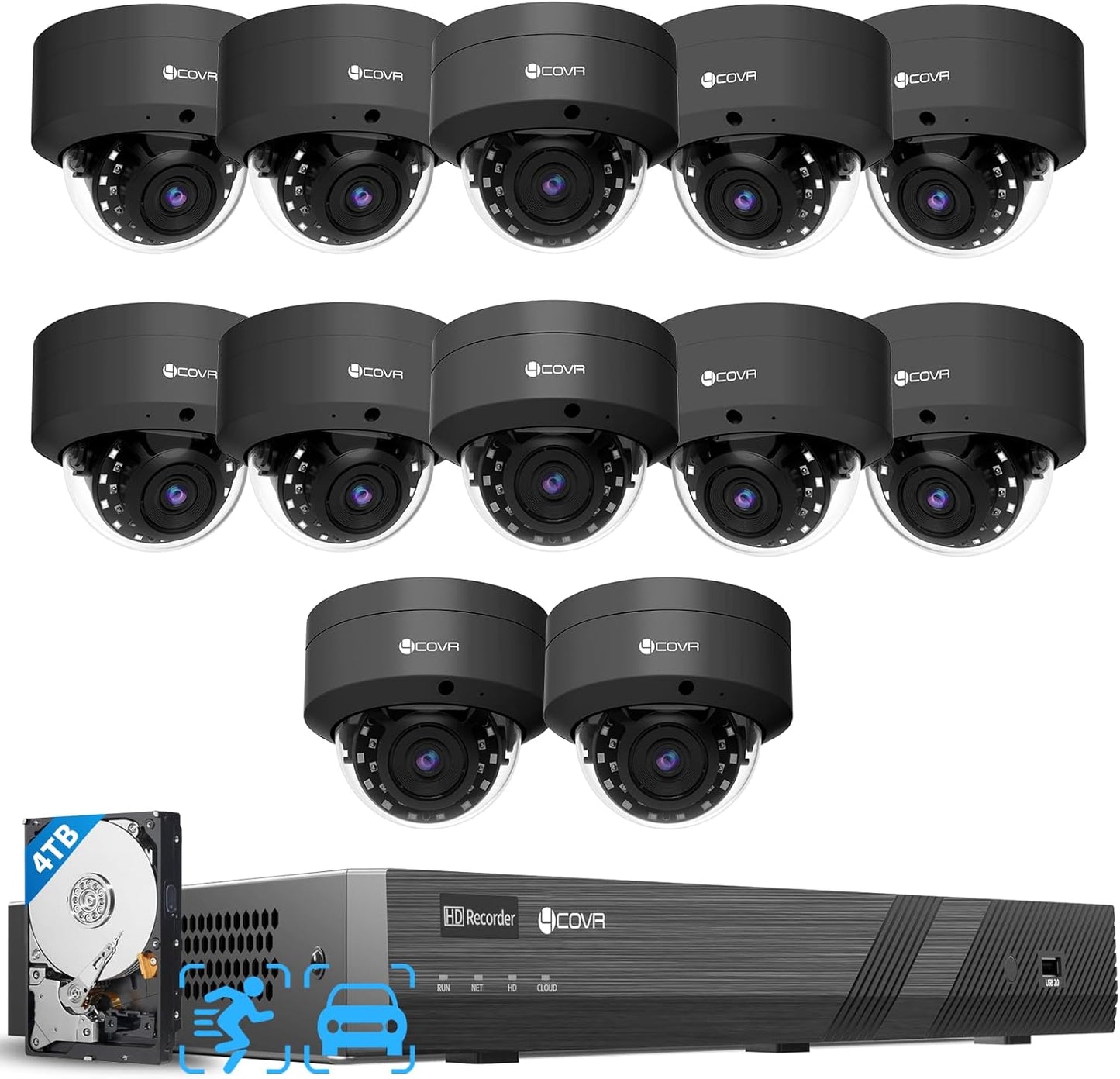4COVR 16 Channel PoE Business Security Camera System Review